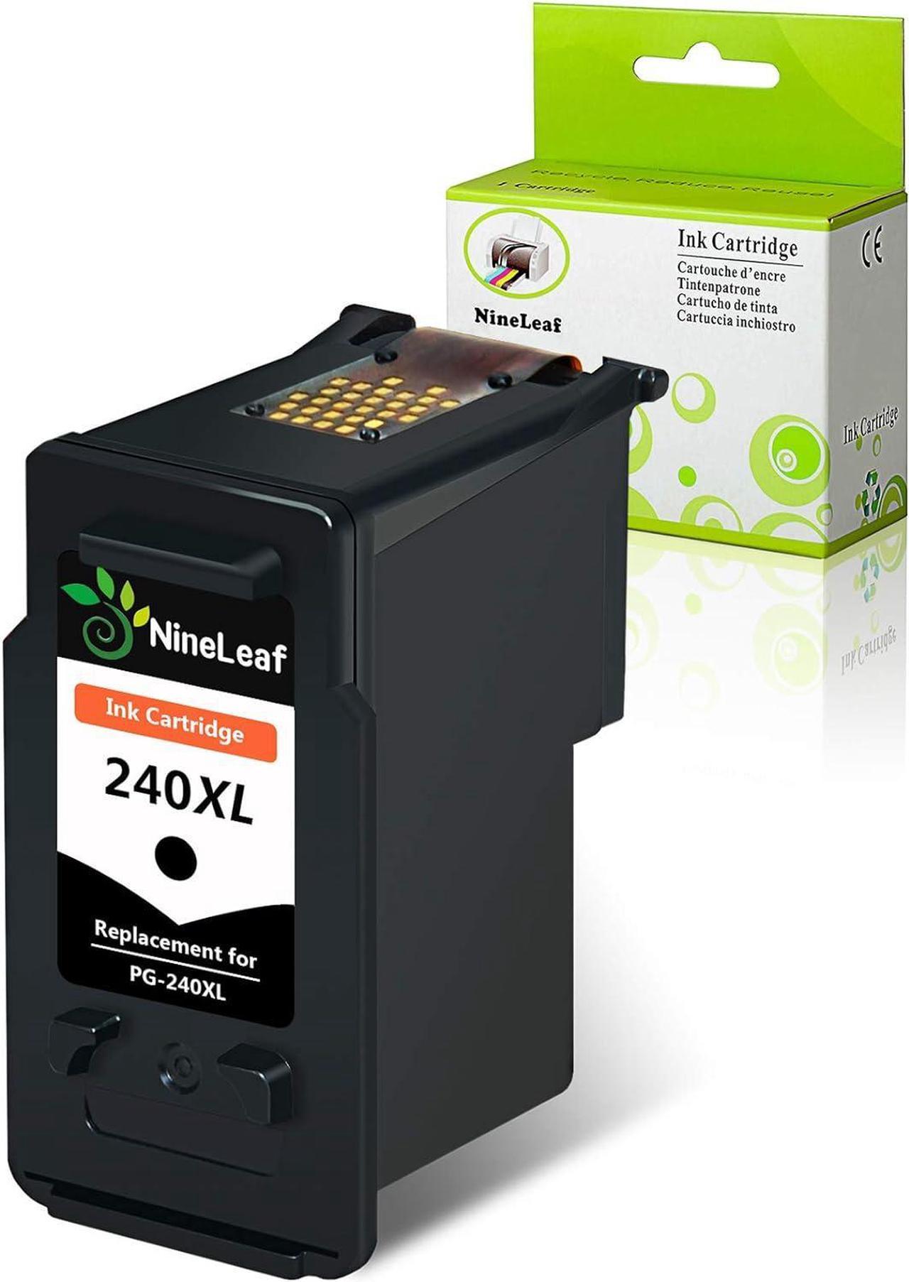 NineLeaf Remanufactured High Yield Ink Cartridge Compatible for Canon PG240XL PG-240 XL PG-240XL 5206B001 PIXMA MX372 PIXMA MX392 PIXMA MX432 PIXMA MX439 PIXMA MX452 Printers (Black,1 Pack)