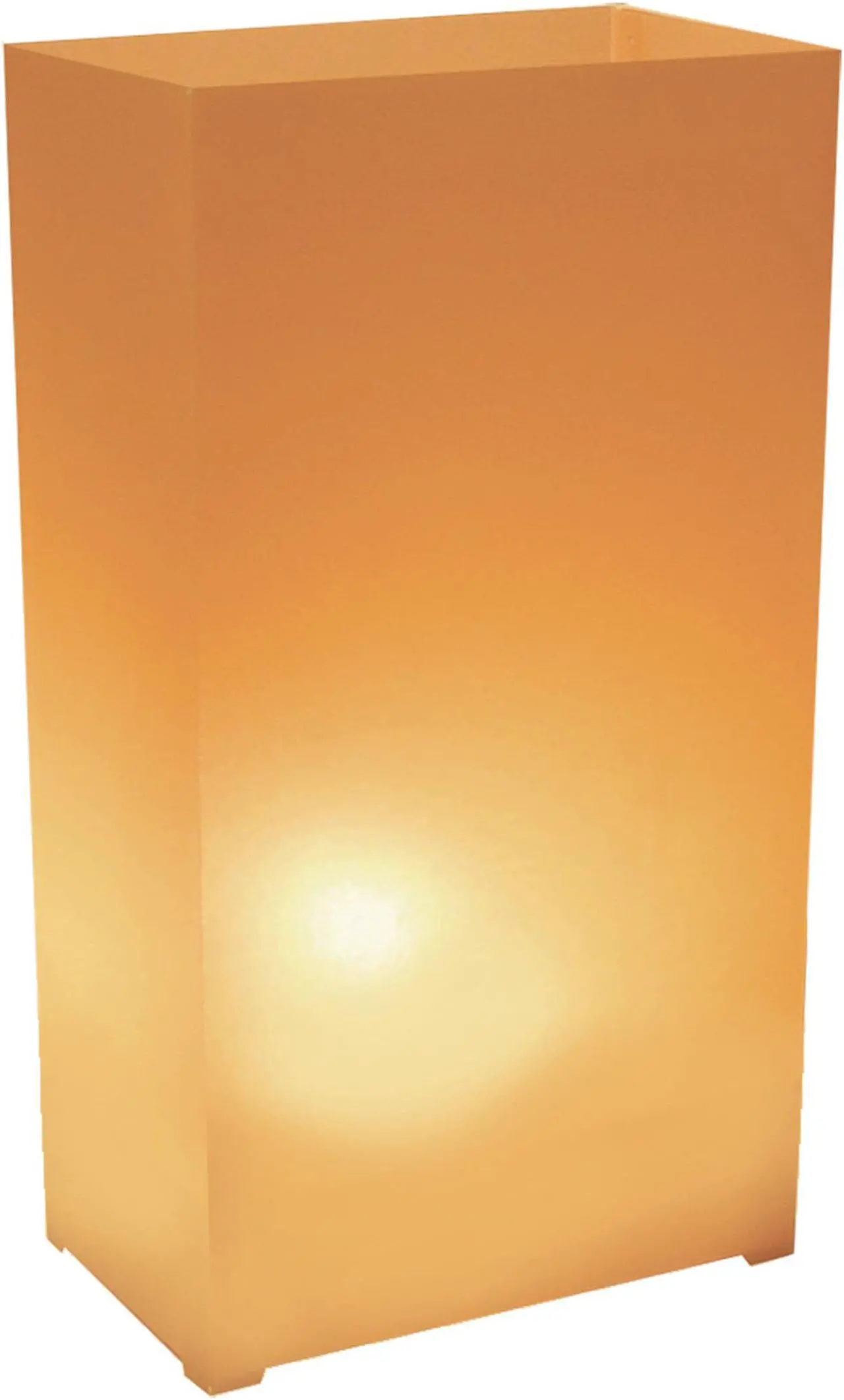 Main image of Plastic Luminaria Lanterns, Tan - Set of 10
