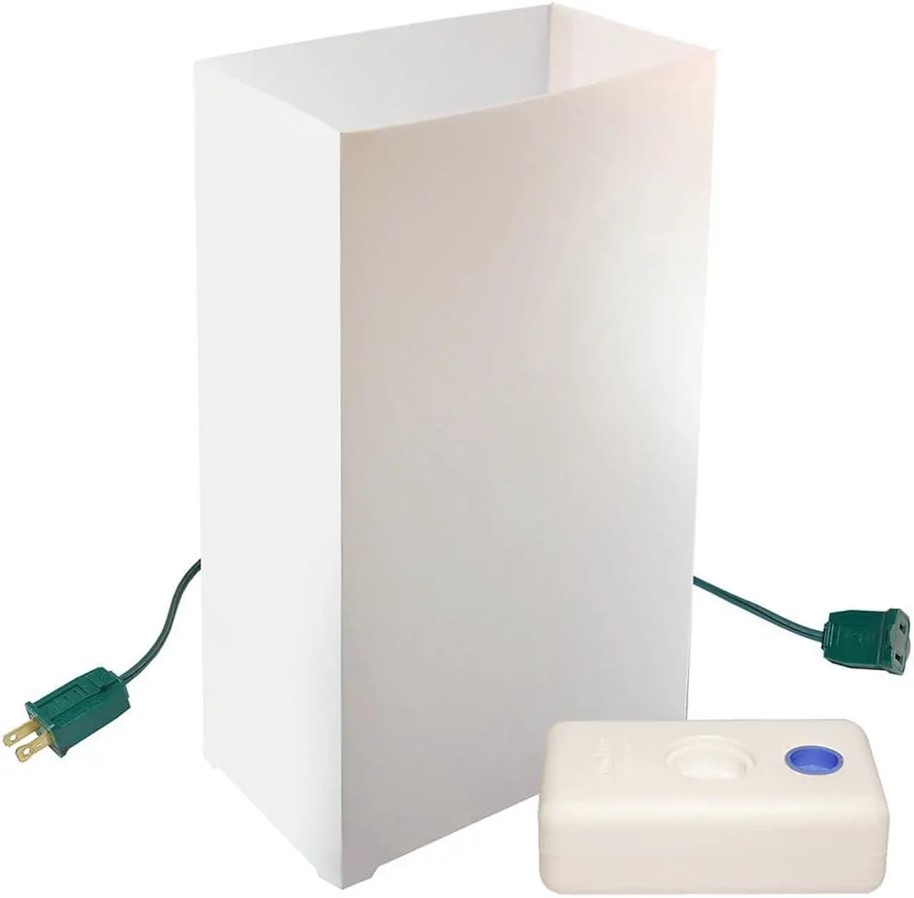 Main image of Electric Luminaria Kit with LumaBases, White - Set of 10
