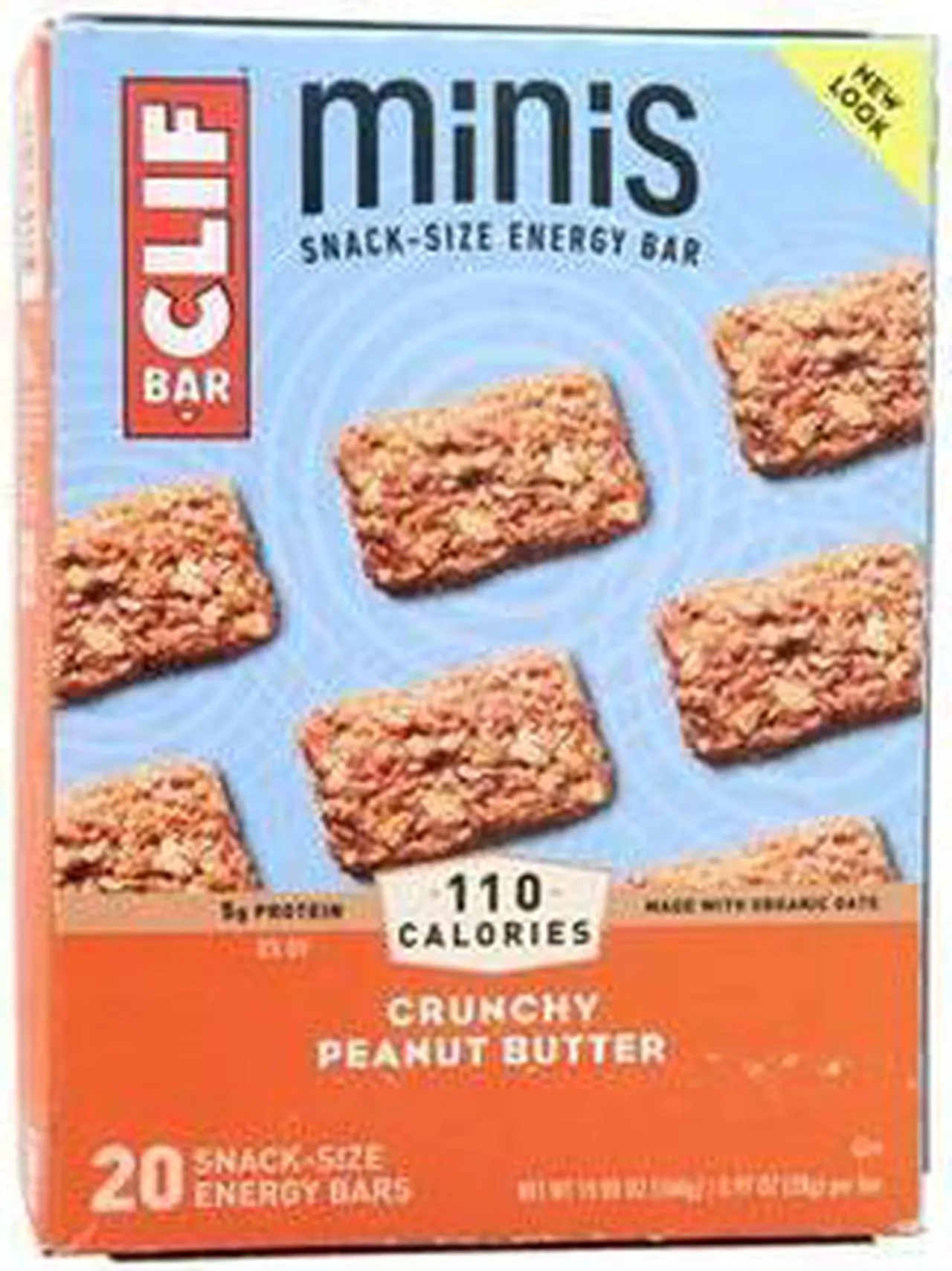 Alt view image 2 of 2 - Energy Bar Mini Crunchy Peanut Butter 0.99 oz Bar 20/Box CCC36412