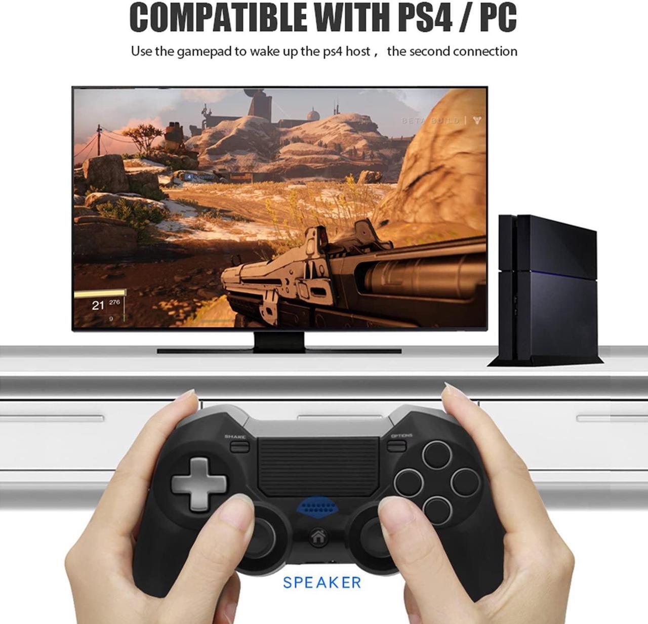 Alt view image 7 of 7 - PS4 Elite Wireless Controller with Back Paddles,Dual Vibration Elite PS4 Modded Game Controller for Play Station 4 with Speaker and 3.5mm Audio Headphone Jack