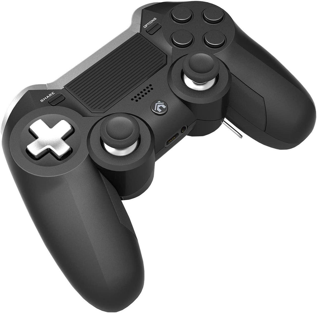 Alt view image 3 of 7 - PS4 Elite Wireless Controller with Back Paddles,Dual Vibration Elite PS4 Modded Game Controller for Play Station 4 with Speaker and 3.5mm Audio Headphone Jack