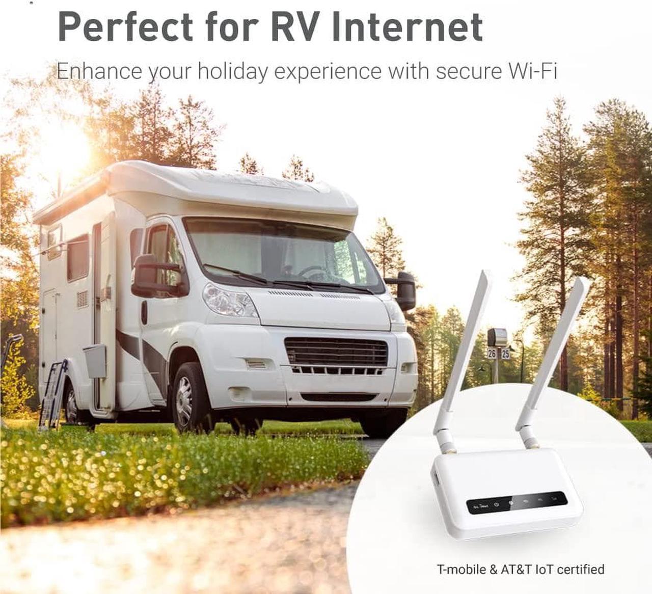 Alt view image 3 of 7 - GL-X750V2 (Spitz) T-Mobile/AT&T IoT Device Certified, 4G LTE VPN Router Without BLE Module, AC750 Dual-Band Wi-Fi,;Offshore Internet, OpenWrt, IoT Gateway, MicroSD Cardslot, North America only