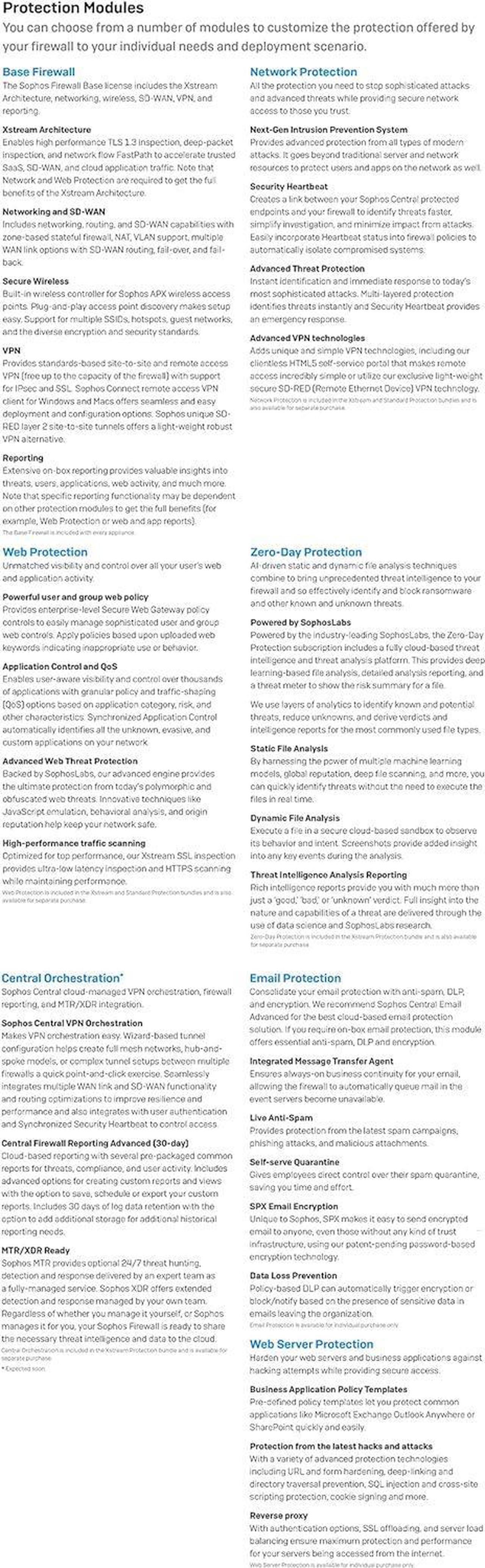 Alt view image 4 of 6 - Sophos XGS 2100 Webserver Protection - 12 Months (XS2A1CSAA)
