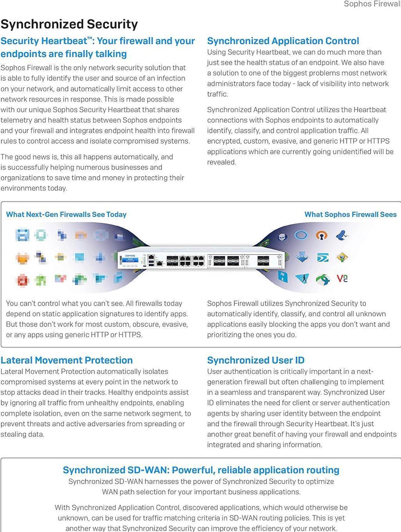 Alt view image 6 of 6 - Sophos XGS 2100 Webserver Protection - 12 Months (XS2A1CSAA)