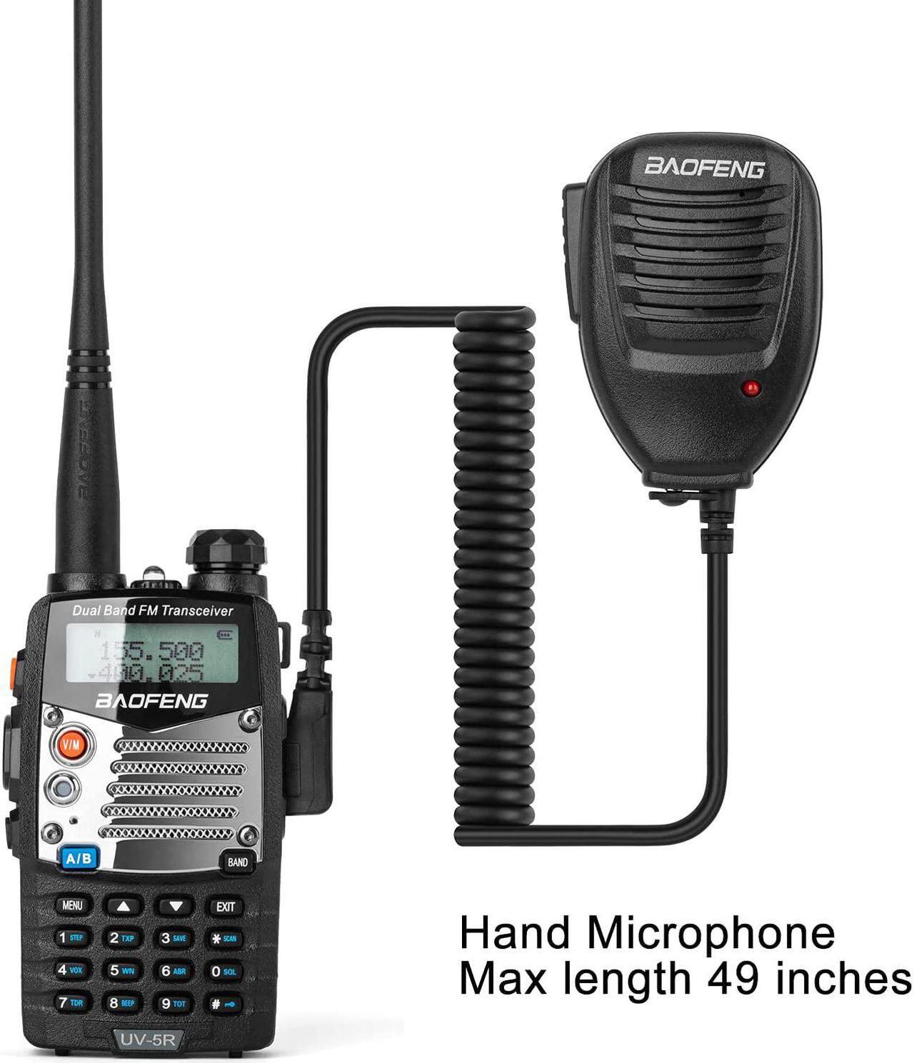 Alt view image 5 of 7 - BaoFeng UV-5R 8W Ham Radio Walkie Talkie Dual Band 2-Way Radio with an Extra 3800mAh Battery Handheld Walkie Talkies with Baofeng Hand Mic and Programming Cable