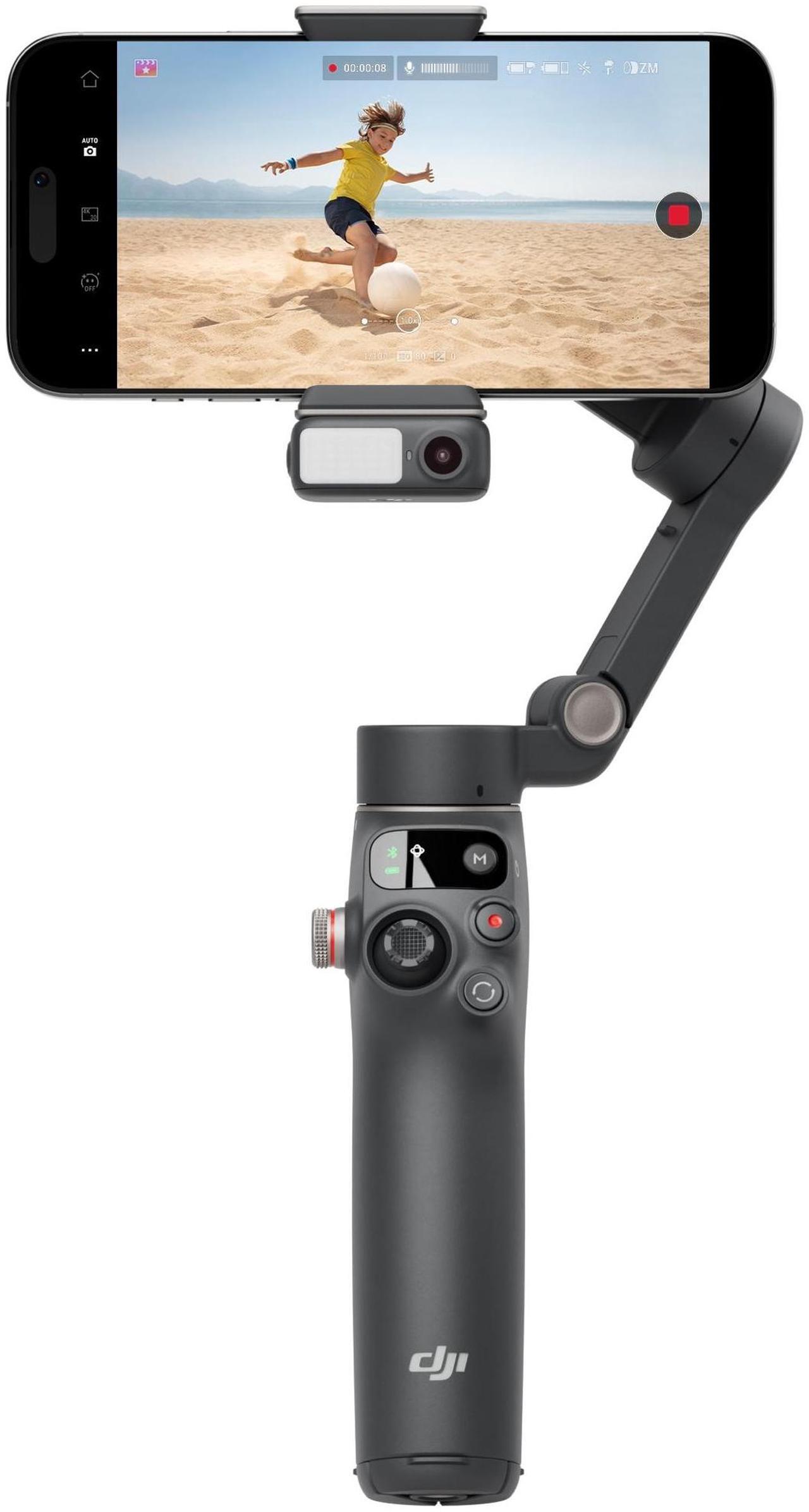 Alt view image 2 of 6 - DJI Osmo Mobile 7P Gimbal Stabilizer for IPhone and Android, Built-in Tripod, Ultra-Light Weight, Comfort Grip, 3-Axis Mobile Gimbal, Standard Package