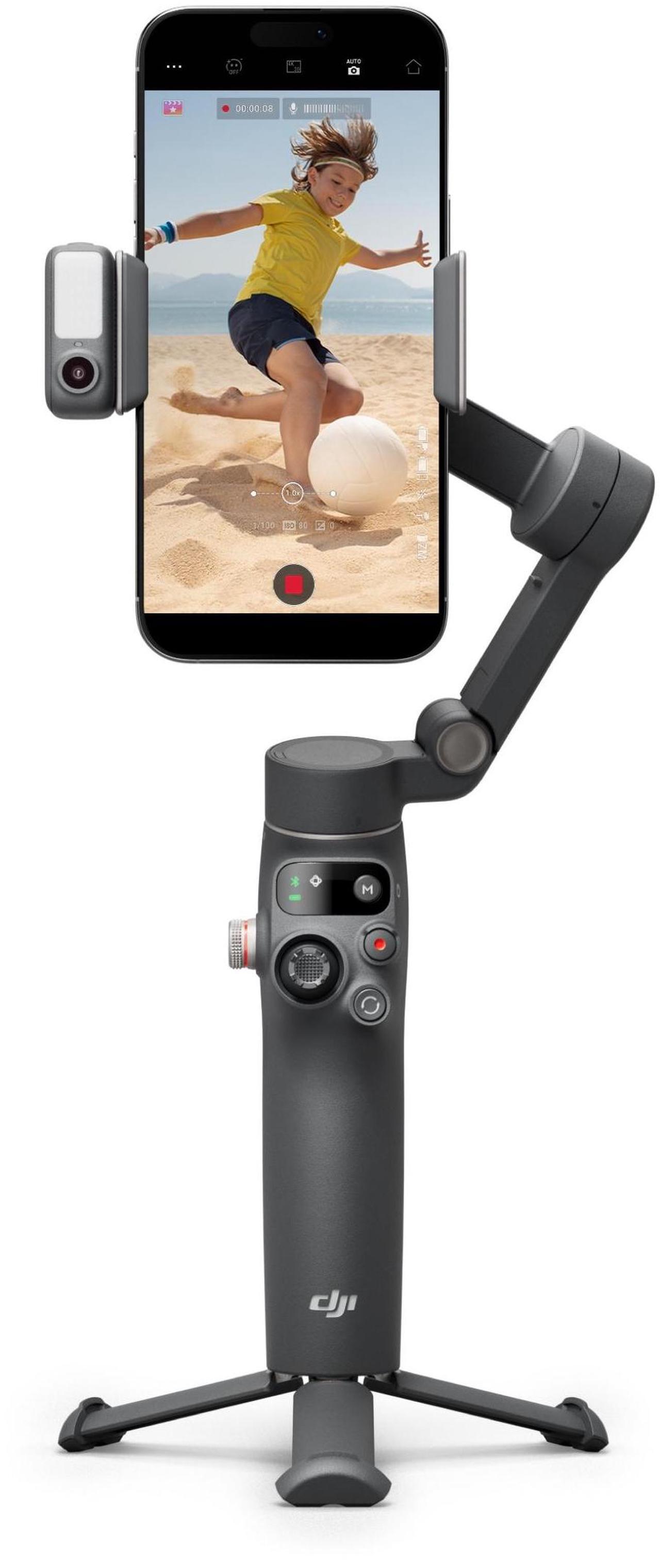 Alt view image 3 of 6 - DJI Osmo Mobile 7P Gimbal Stabilizer for IPhone and Android, Built-in Tripod, Ultra-Light Weight, Comfort Grip, 3-Axis Mobile Gimbal, Standard Package