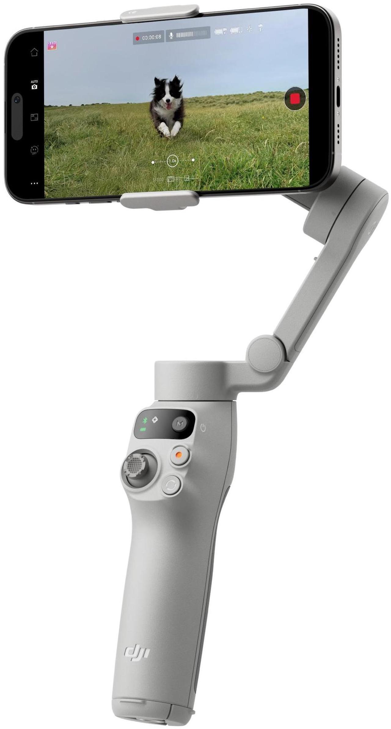 Alt view image 2 of 6 - DJI Osmo Mobile7 Gimbal Stabilizer for IPhone and Android, Built-in Tripod, Ultra-Light Weight, Comfort Grip, 3-Axis Mobile Gimbal, Standard Package