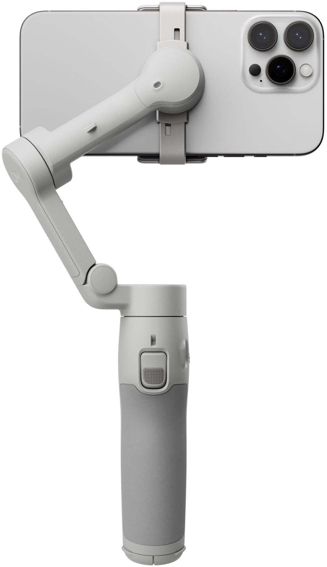Alt view image 4 of 6 - DJI Osmo Mobile7 Gimbal Stabilizer for IPhone and Android, Built-in Tripod, Ultra-Light Weight, Comfort Grip, 3-Axis Mobile Gimbal, Standard Package