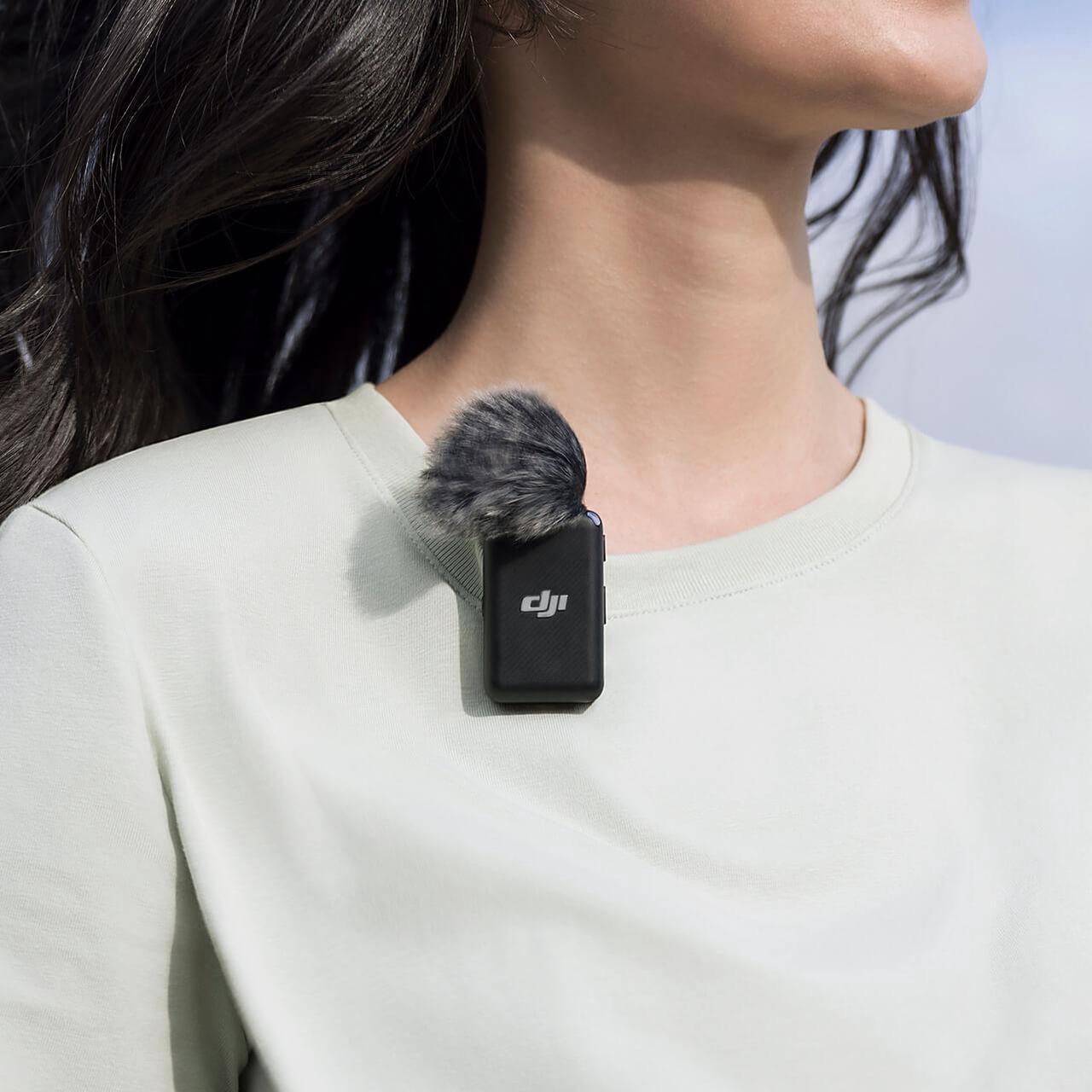 Alt view image 6 of 6 - DJI Mic (2TX+1RX+Charging Case), Wireless Lavalier Microphone, Intelligent Noise Cancellation, 32-bit Internal Floating Recording, 820 Ft. Range, Microphone for IPhone, Android DJI Mic
