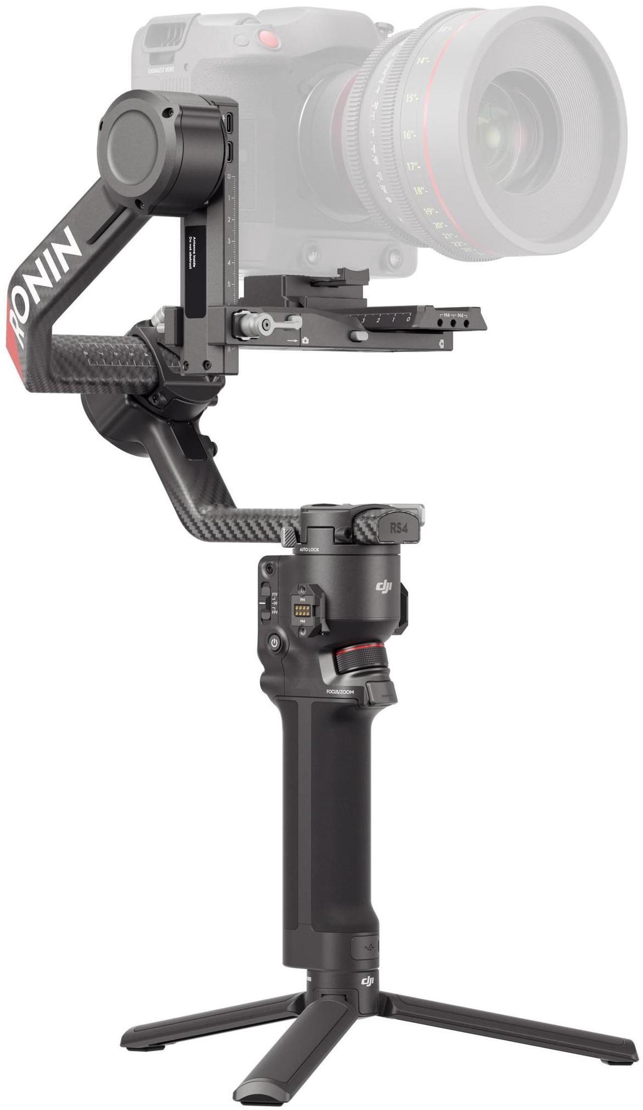 Alt view image 4 of 6 - DJI RS 4Pro 3-Axis Gimbal Stabilizer for DSLR Cameras, Compatible with Many Brands of Cameras, Supports Vertical Shooting, Maximum Load Capacity 4.5 kg, Standard Package