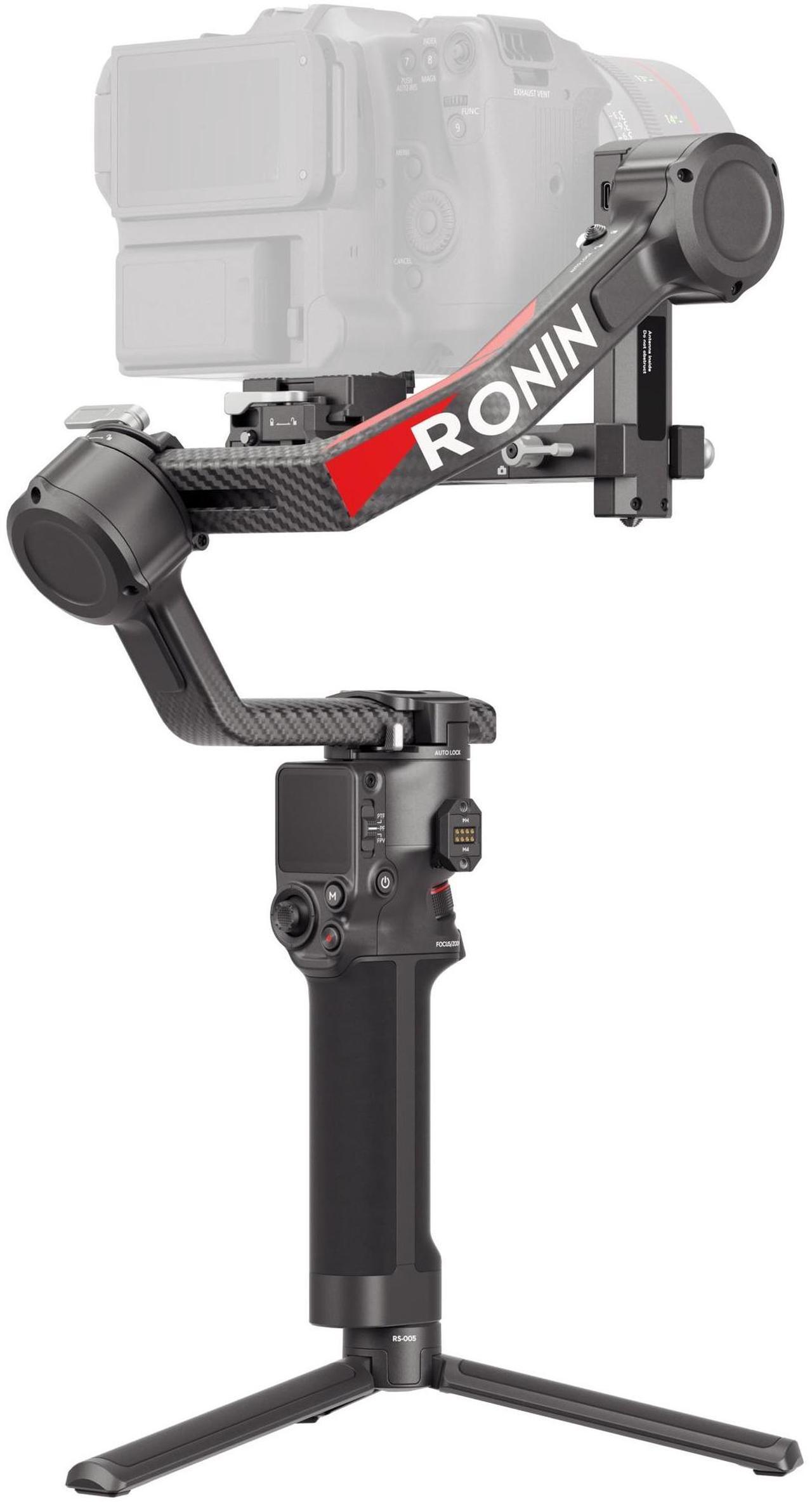 Alt view image 2 of 6 - DJI RS 4Pro 3-Axis Gimbal Stabilizer for DSLR Cameras, Compatible with Many Brands of Cameras, Supports Vertical Shooting, Maximum Load Capacity 4.5 kg, Standard Package