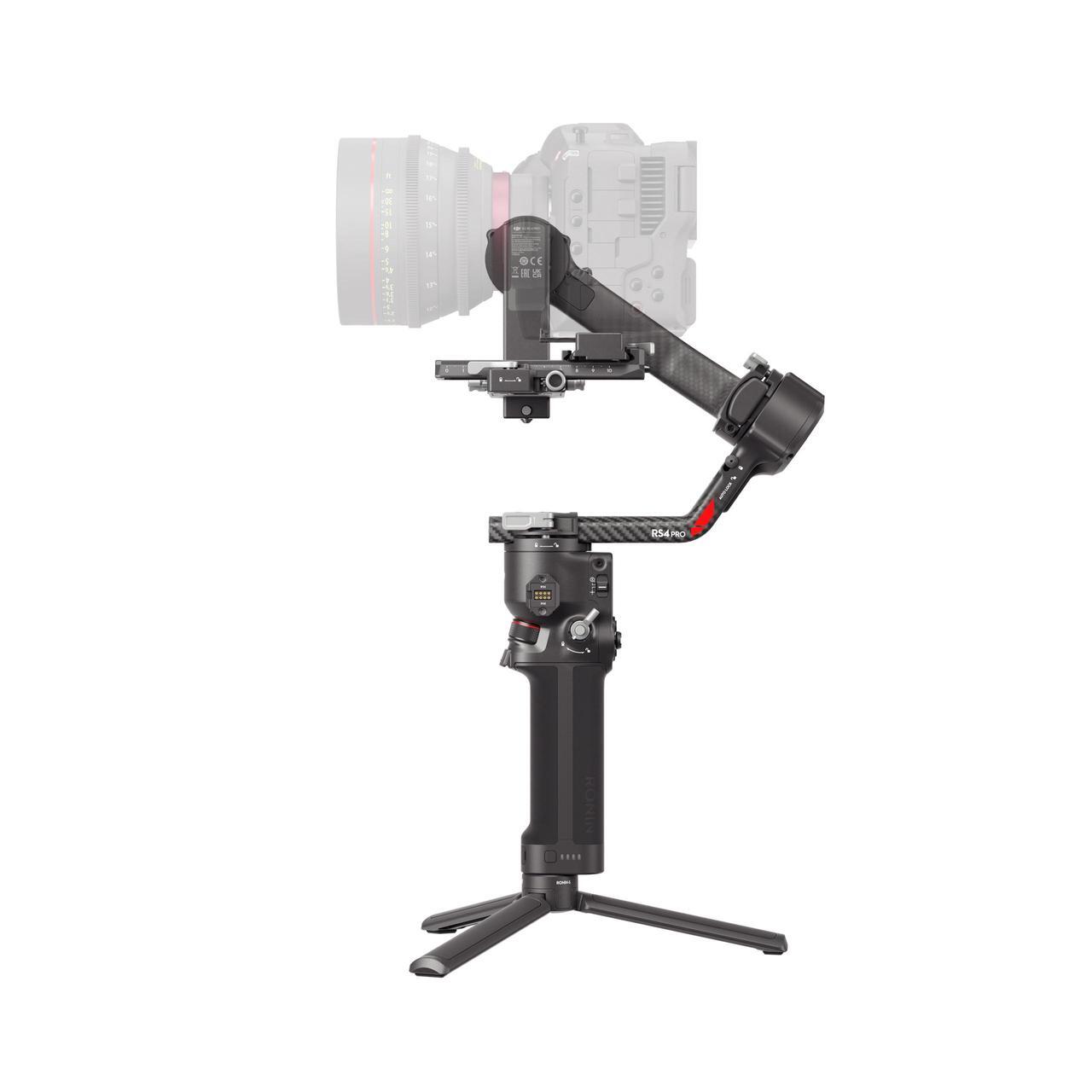Alt view image 3 of 6 - DJI RS 4Pro 3-Axis Gimbal Stabilizer for DSLR Cameras, Compatible with Many Brands of Cameras, Supports Vertical Shooting, Maximum Load Capacity 4.5 kg, Standard Package