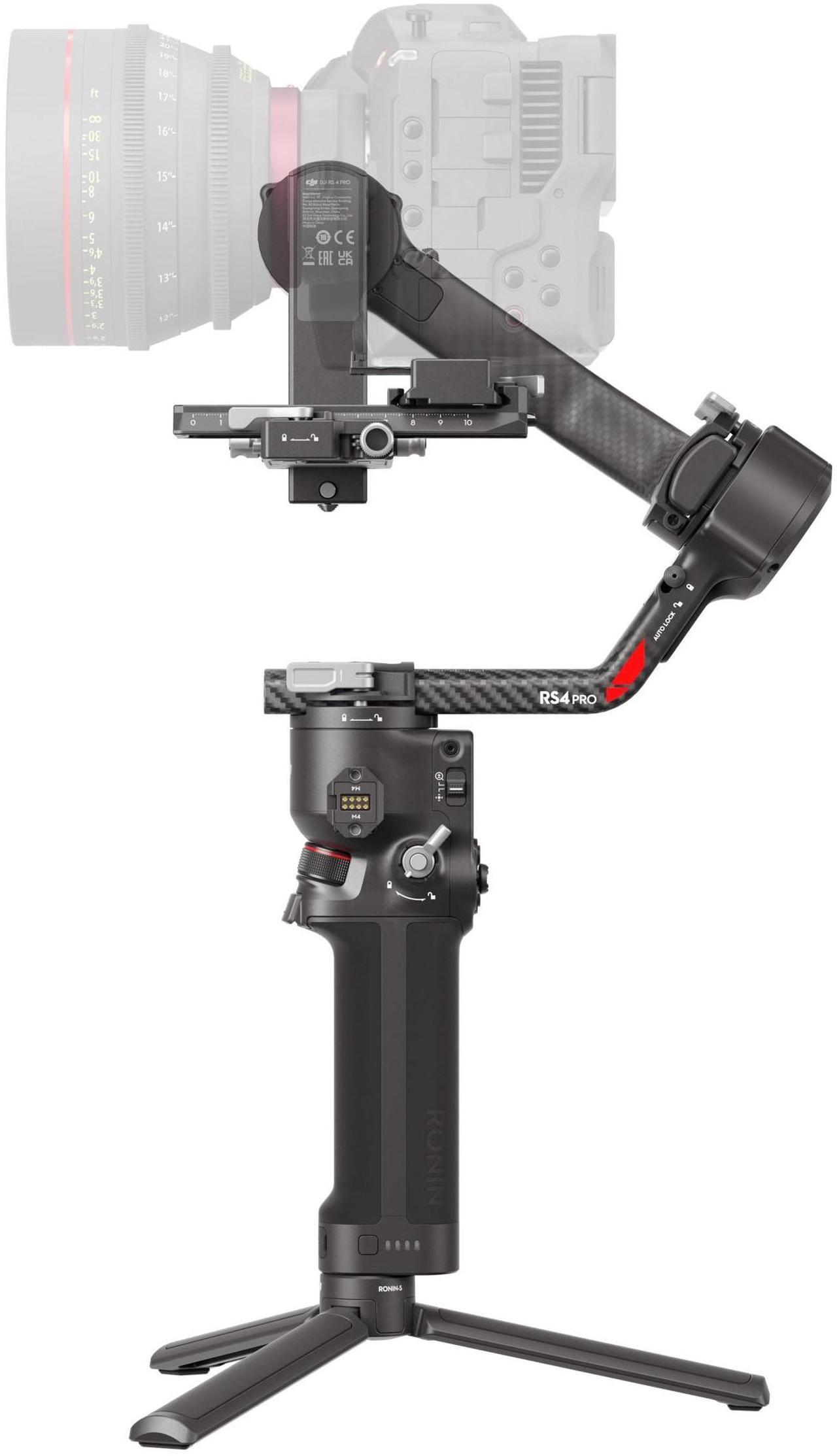 Alt view image 3 of 6 - DJI RS4 Pro 3-Axis Gimbal Stabilizer for DSLR Cameras, Compatible with Multiple Camera Brands, Supports Vertical Shooting, Maximum Load Capacity 4.5kg, Premium Package