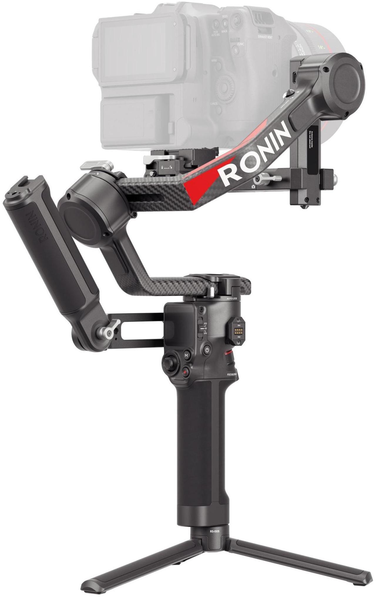 Alt view image 2 of 6 - DJI RS4 Pro 3-Axis Gimbal Stabilizer for DSLR Cameras, Compatible with Multiple Camera Brands, Supports Vertical Shooting, Maximum Load Capacity 4.5kg, Premium Package