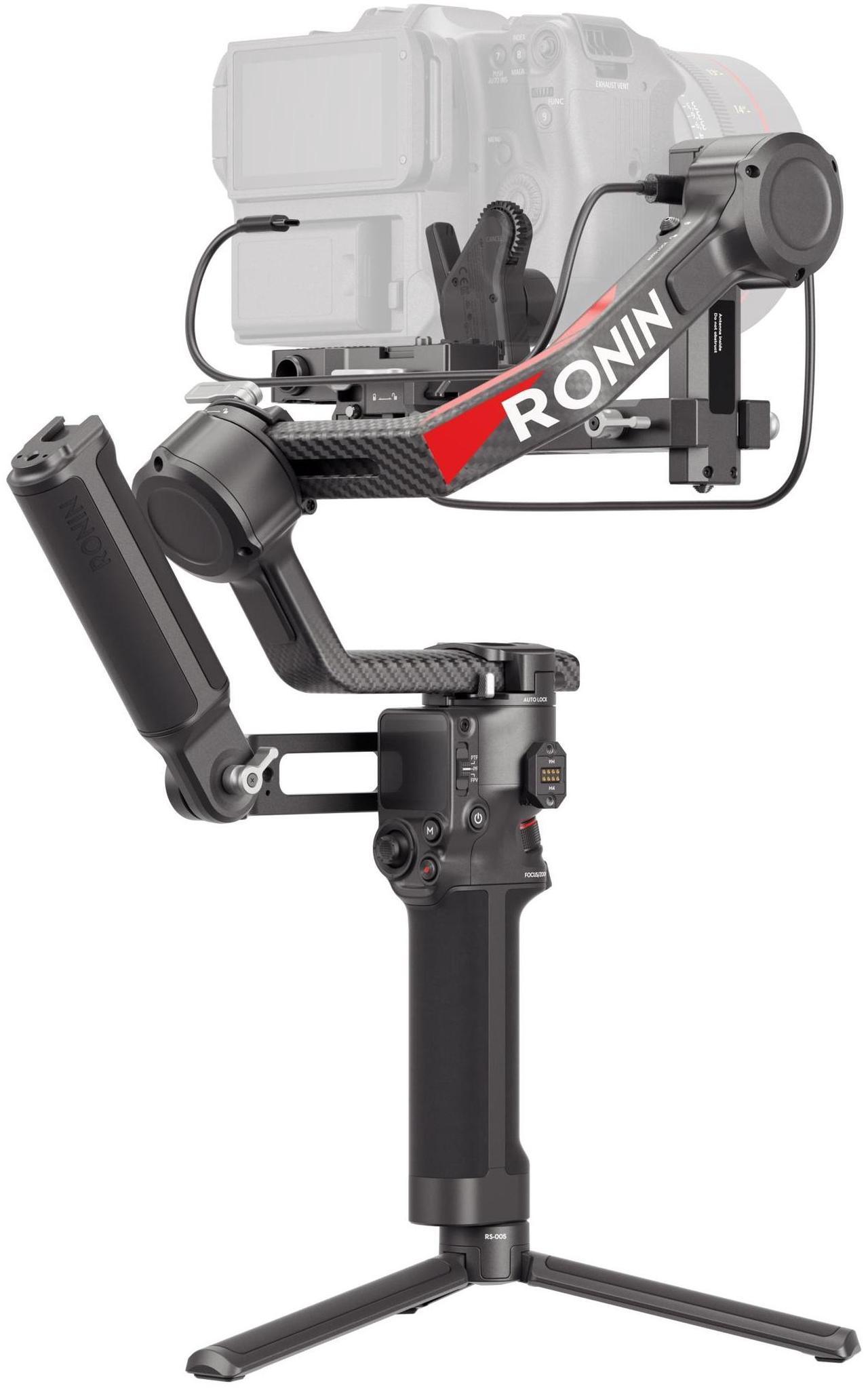 Alt view image 4 of 6 - DJI RS4 Pro 3-Axis Gimbal Stabilizer for DSLR Cameras, Compatible with Multiple Camera Brands, Supports Vertical Shooting, Maximum Load Capacity 4.5kg, Premium Package