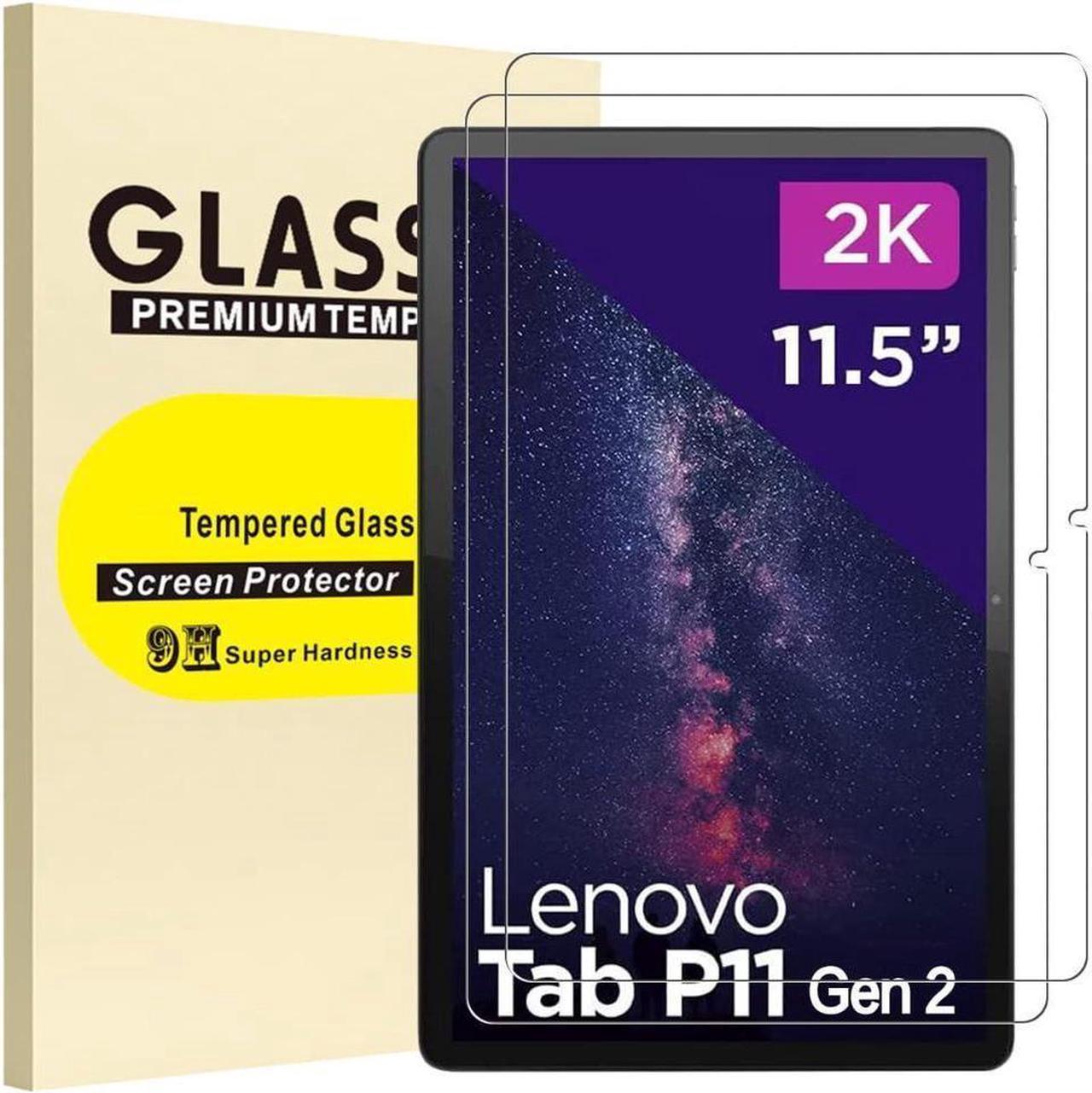 [2-Pack] Screen Protector for Lenovo Tab P11 2nd Gen/Xiaoxin Pad Plus 11.5 inch 2023, TB-350FU/TB-350XU/TB-350XC Tempered Glass Screen Protector Film, S Pen Compatible, Anti-Fingerprint, Anti-Scratch