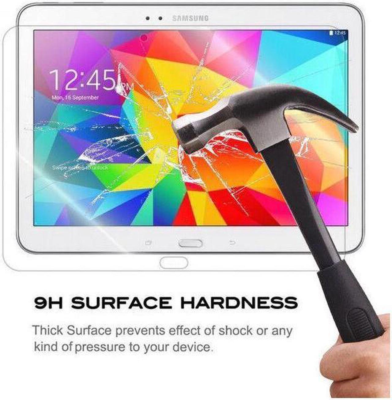 Alt view image 5 of 7 - BONAEVER [2-Pack] Screen Protector for Samsung Galaxy Tab S 10.5 inch 2014 SM-T800 T801 T805 T807 Tempered Glass Screen Protector Film S-Pen CompatibleScratch Resi Standant