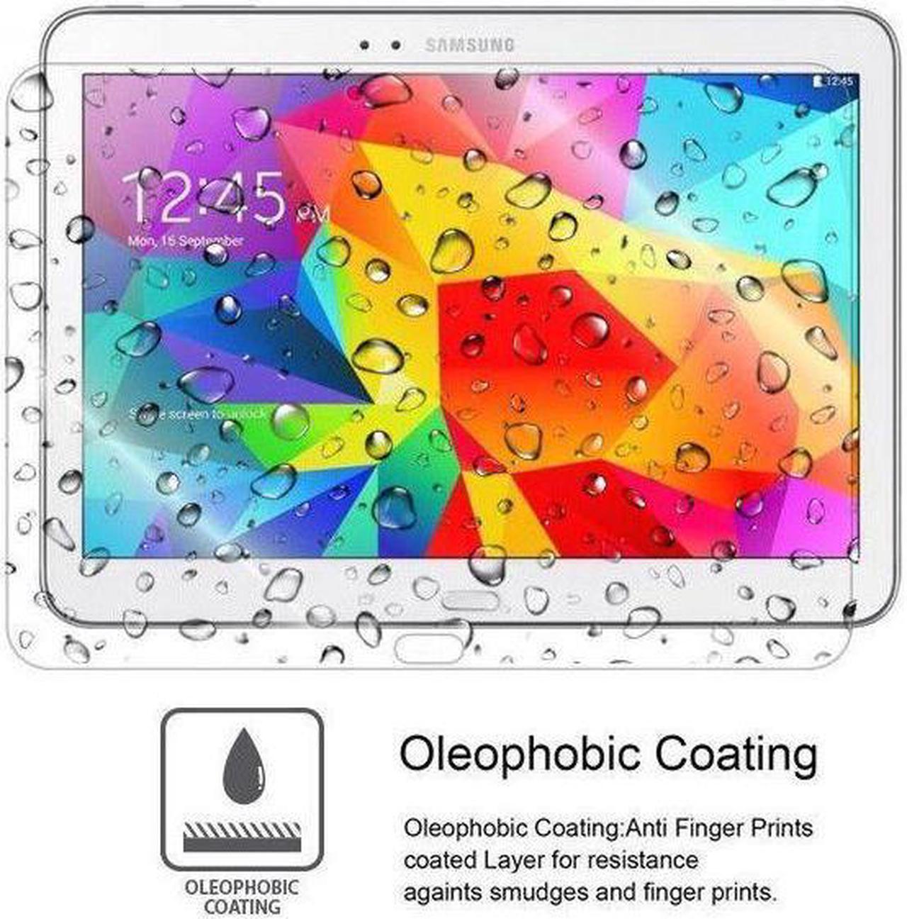 Alt view image 4 of 7 - BONAEVER [2-Pack] Screen Protector for Samsung Galaxy Tab S 10.5 inch 2014 SM-T800 T801 T805 T807 Tempered Glass Screen Protector Film S-Pen CompatibleScratch Resi Standant