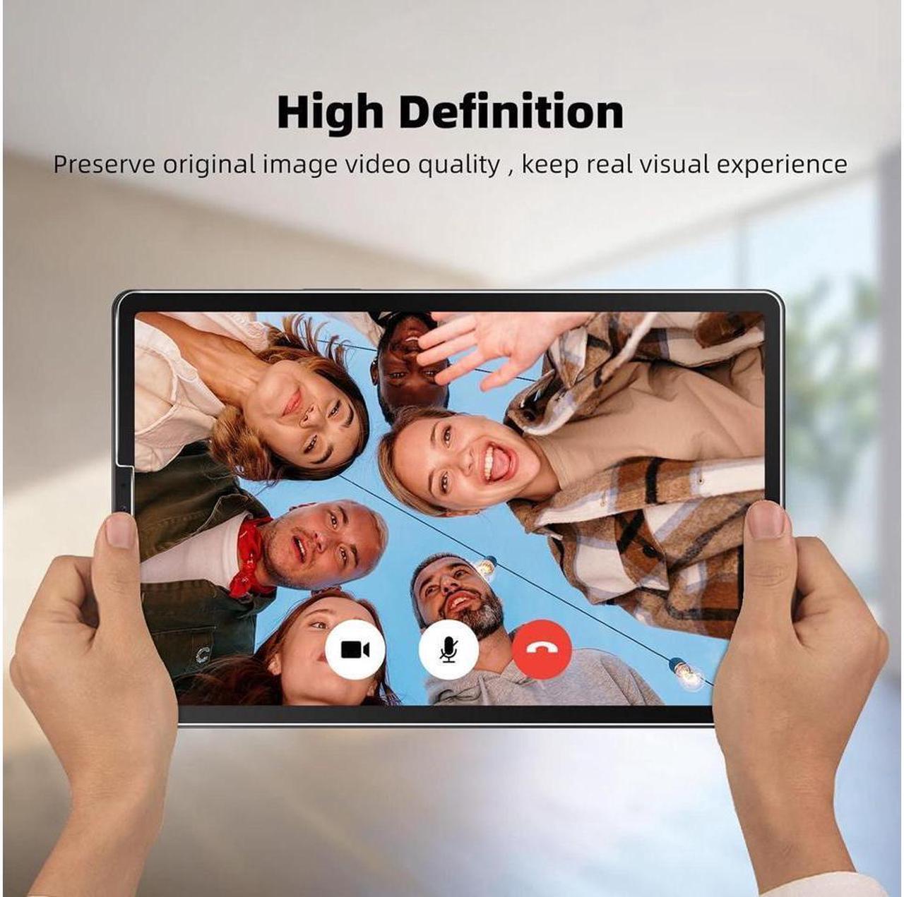 Alt view image 7 of 7 - BONAEVER [2-Pack] Screen Protector for Samsung Galaxy Tab S 10.5 inch 2014 SM-T800 T801 T805 T807 Tempered Glass Screen Protector Film S-Pen CompatibleScratch Resi Standant