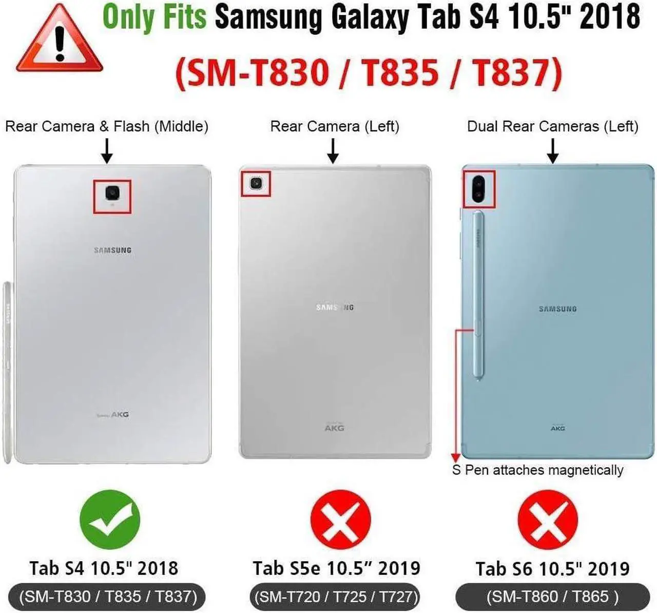 Alt view image 2 of 7 - BONAEVER [2-Pack] Screen Protector for Samsung Galaxy Tab S4 10.5 inch 2018 SM-T830/SM-T835/SM-T837 Tempered Glass Screen Protector Film S-Pen CompatibleScratch Resi Standant