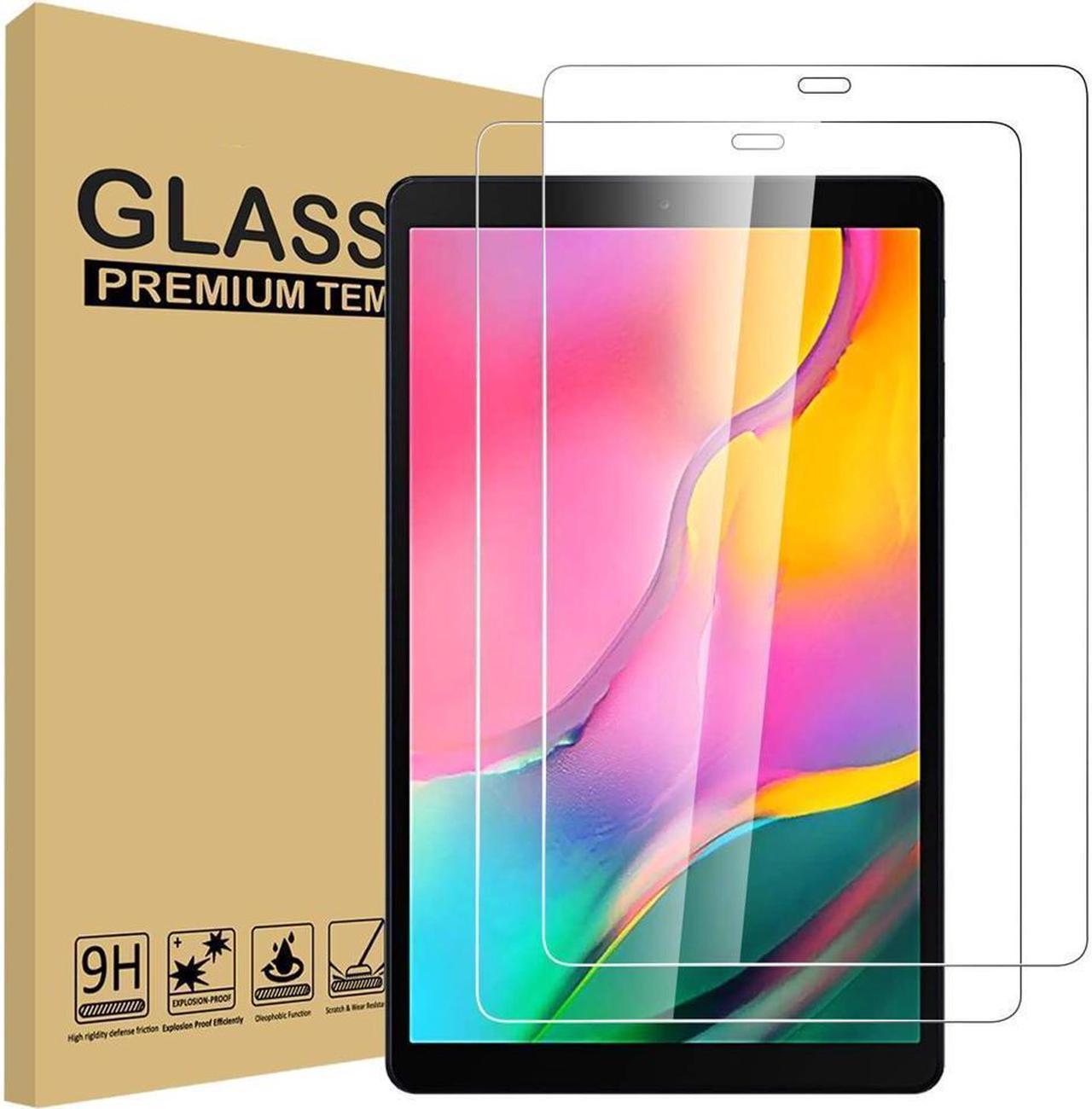 BONAEVER [2-Pack] Screen Protector for Samsung Galaxy Tab A 10.1 inch 2019 SM-T510 T515 T517 Tempered Glass Screen Protector Film Scratch Resi Standant