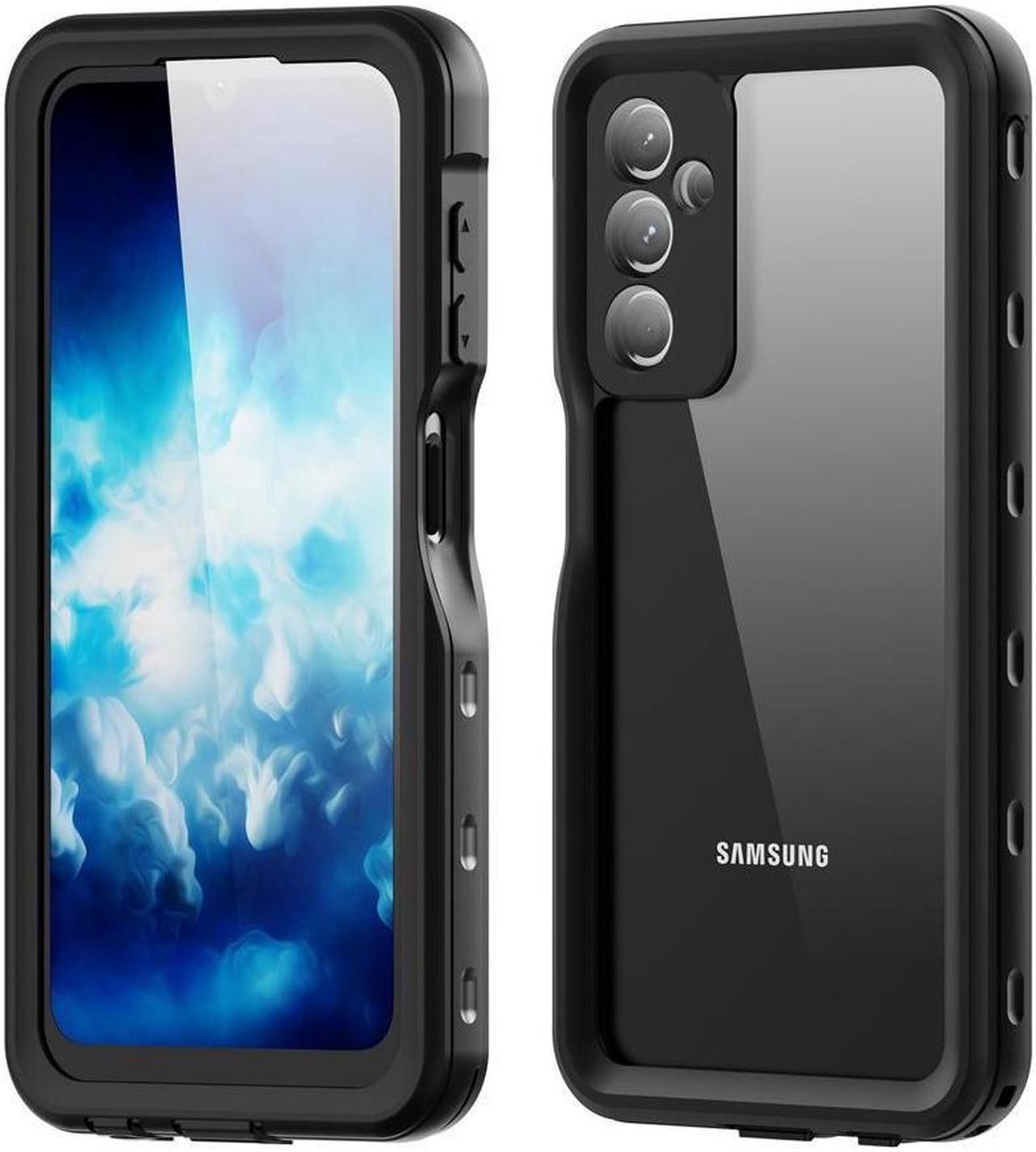 BONAEVER Waterproof Case for Samsung Galaxy A24 4G / Galaxy A25 5G Snowproof Du Standproof Shockproof IP68 Certified Protection Fully Sealed Underwater Protective Cover