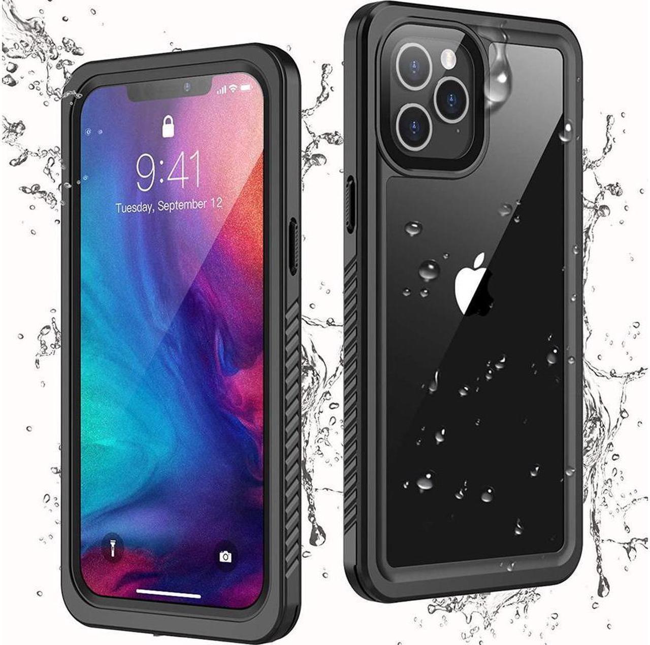 BONAEVER Waterproof Case for iPhone 12 Pro Max 6.7 inch with Built in Screen Protector IP68 Waterproof Shockproof Cover for iPhone 12 Pro Max 6.7 inch 2020