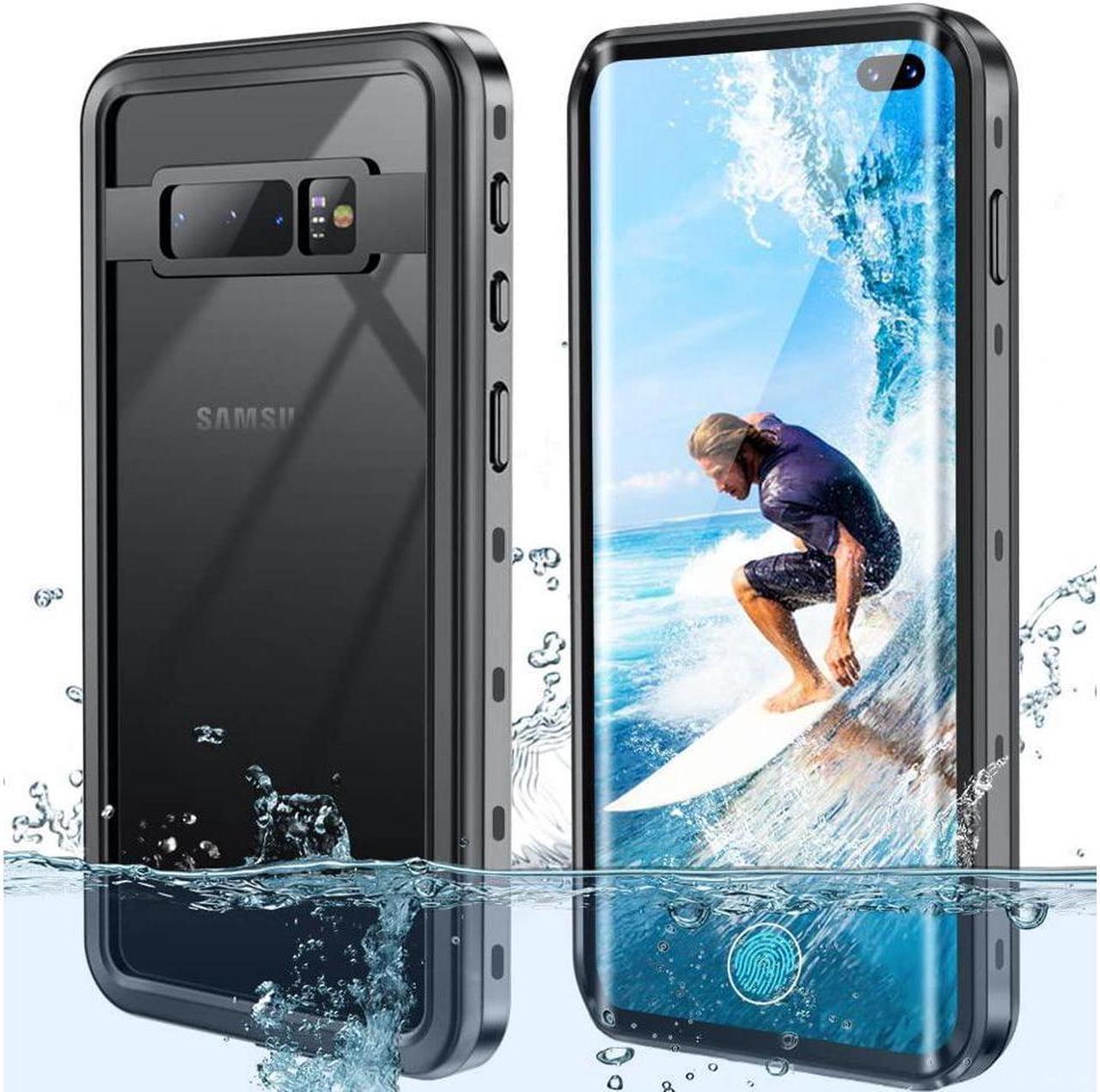 BONAEVER For Samsung Galaxy S10 Plus S10+ Waterproof Case Built in Screen Protector Protective Shockproof IP68 Underwater Waterproof Cover for Galaxy S10 Plus 6.4 inch