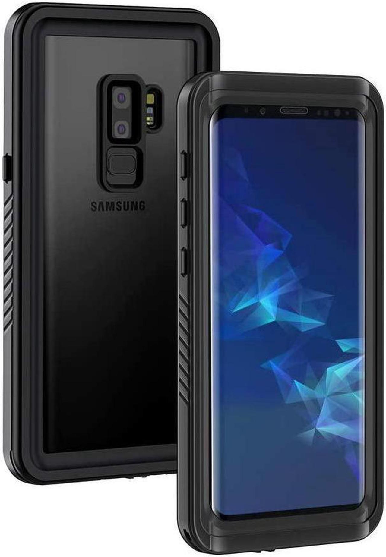 BONAEVER For Samsung Galaxy S9+ Plus Case IP68 Waterproof Du Standproof Shockproof Case with Built-in Screen Protector Protective Clear Cover for Samsung S9 Plus 6.2 inch