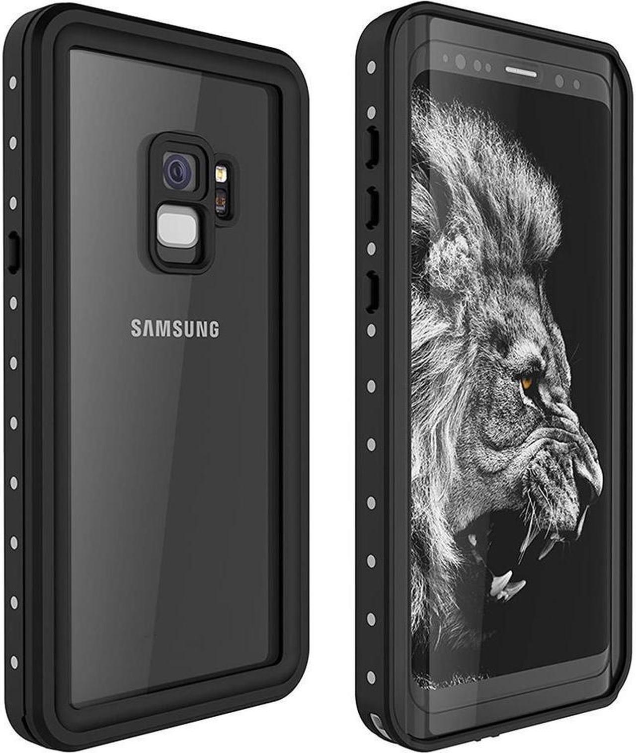 BONAEVER For Galaxy S9 Waterproof Case Waterproof Shockproof Du Standproof Dirtproof Case Built in Screen Protector with Touch ID for Samsung Galaxy S9 5.8 inch