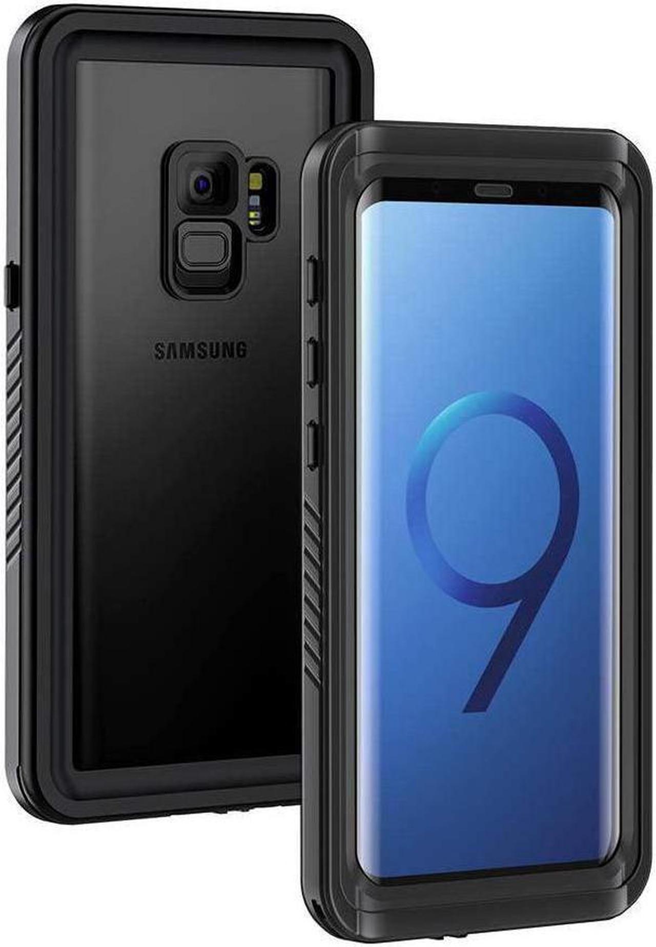 BONAEVER For Samsung Galaxy S9 Case IP68 Waterproof Du Standproof Shockproof Case with Built-in Screen Protector Underwater Protective Clear Cover for Galaxy S9 5.8 inch