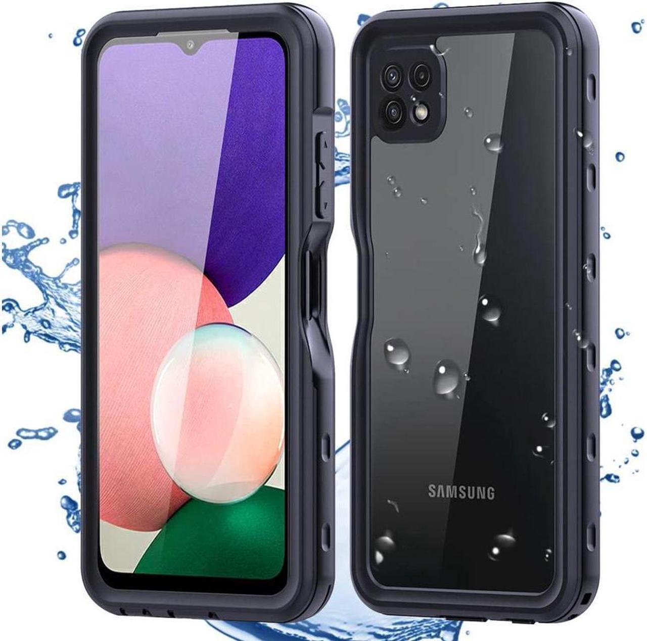 BONAEVER For Samsung Galaxy A22 5G 6.6 inch Case IP68 Waterproof Shockproof Case with Built-in Screen Protector Protective Cover for Samsung A22 5G [Not Fit 4G]