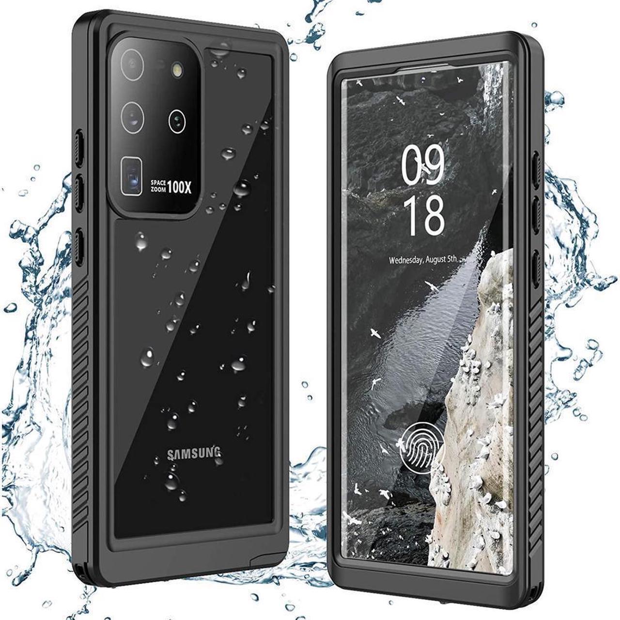 BONAEVER For Samsung Galaxy S20 Ultra Case Waterproof Built in Screen Protector Protective Shockproof Cover IP68 Underwater Case for Galaxy S20 Ultra 6.9 inch