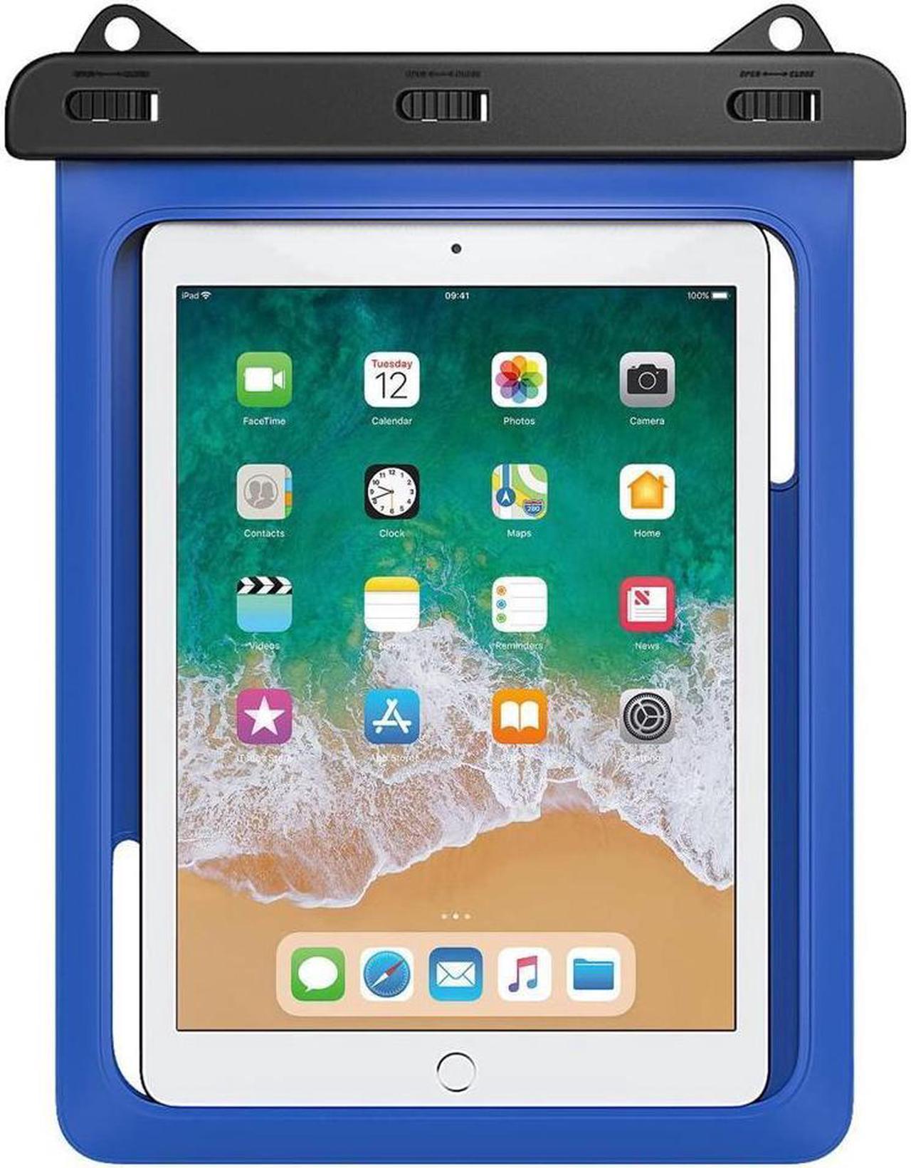 BONAEVER Waterproof Case Pouch Dry Bag for iPad Mini 6 iPad 9 iPad 9.7 6/5/4/3/2 iPad Pro 9.7 iPad Air 5 10.9/3/2 Samsung Tab S4/ S3/ S2/Tab A 9.7 Galaxy Note 8 Tab E 9.6