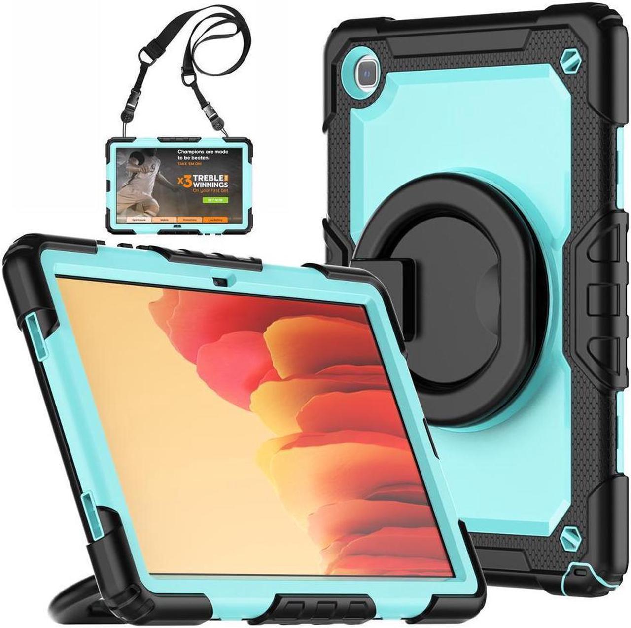 BONAEVER For Samsung Galaxy Tab A7 Case 2020 SM-T500/T505/T507 with Screen Protector Shockproof Cover for 10.4 Inch Tab A7 with S Pen Holder Stand and Strap Shoulder Strap