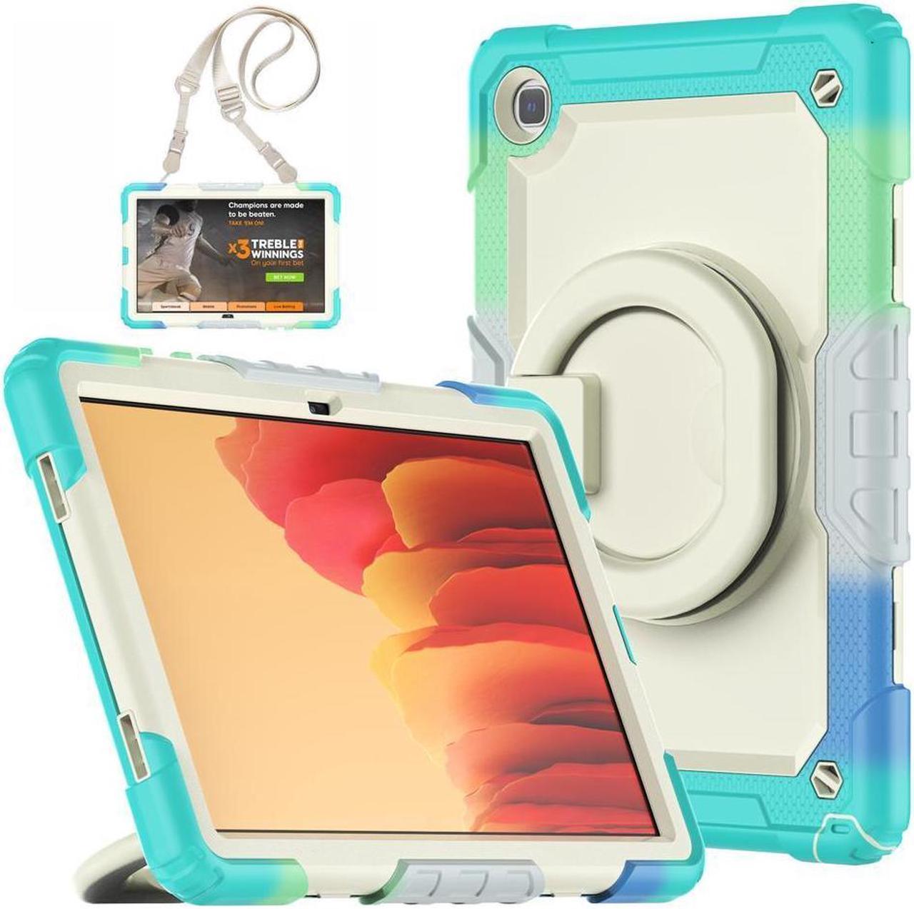 BONAEVER For Samsung Galaxy Tab A7 Case 2020 SM-T500/T505/T507 with Screen Protector Shockproof Cover for 10.4 Inch Tab A7 with S Pen Holder Stand and Strap Shoulder Strap