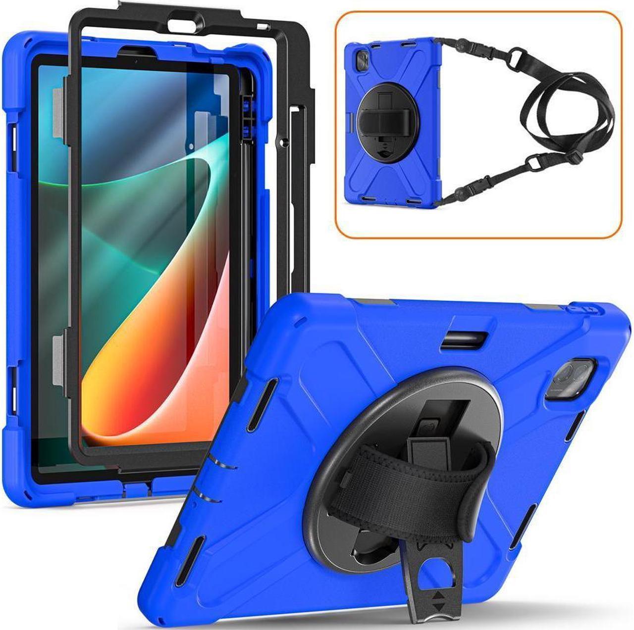 BONAEVER Case for Xiaomi Mi Pad 5 / MiPad 5 Pro 11 inch 2021 Shockproof Cover with S Pen Holder Hand Strap / Stand and Shoulder Strap