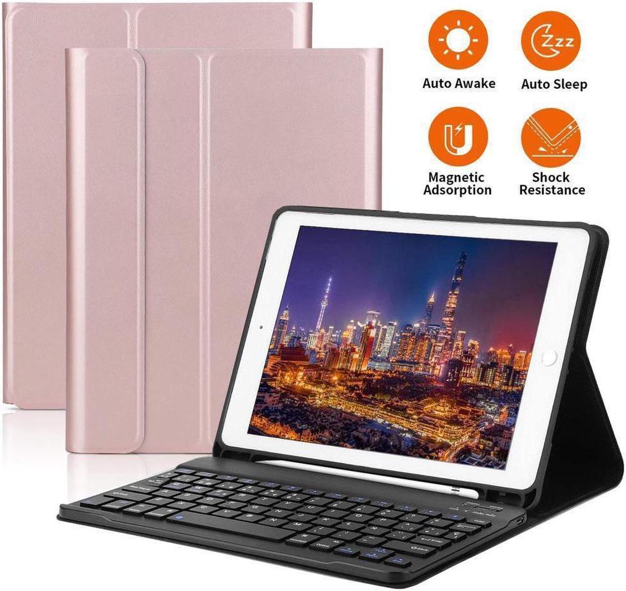 BONAEVER For Galaxy Tab S8 Ultra 14.6" Keyboard Case with S Pen Holder PU Leather Stand Cover with Bluetooth Keyboard for Samsung Galaxy Tab S8 Ultra 14.6 inch 2022 Release Model SM-X900 SM-X906