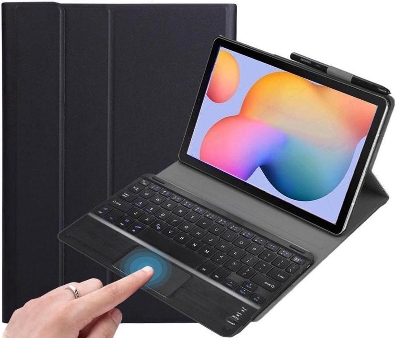 BONAEVER Bluetooth Touchpad Keyboard Case for Samsung Galaxy Tab A8 10.5 2021 SM-X200 SM-X205 Wireless Detachabe Keyboard Cover with Pencil Holder