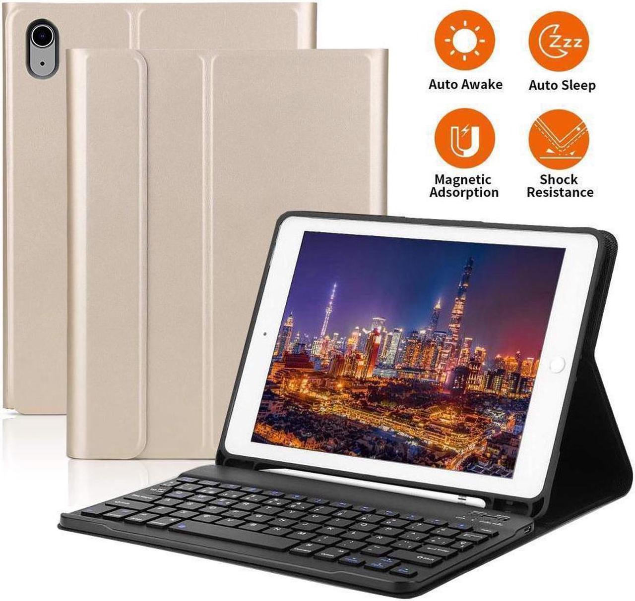 BONAEVER Keyboard Case for iPad Mini 6 2021 - Wireless Magnetic Keyboard Slim Shell Smart Folio Stand Cover Case with Pencil Holder for 8.3 inch iPad Mini 6th Generation