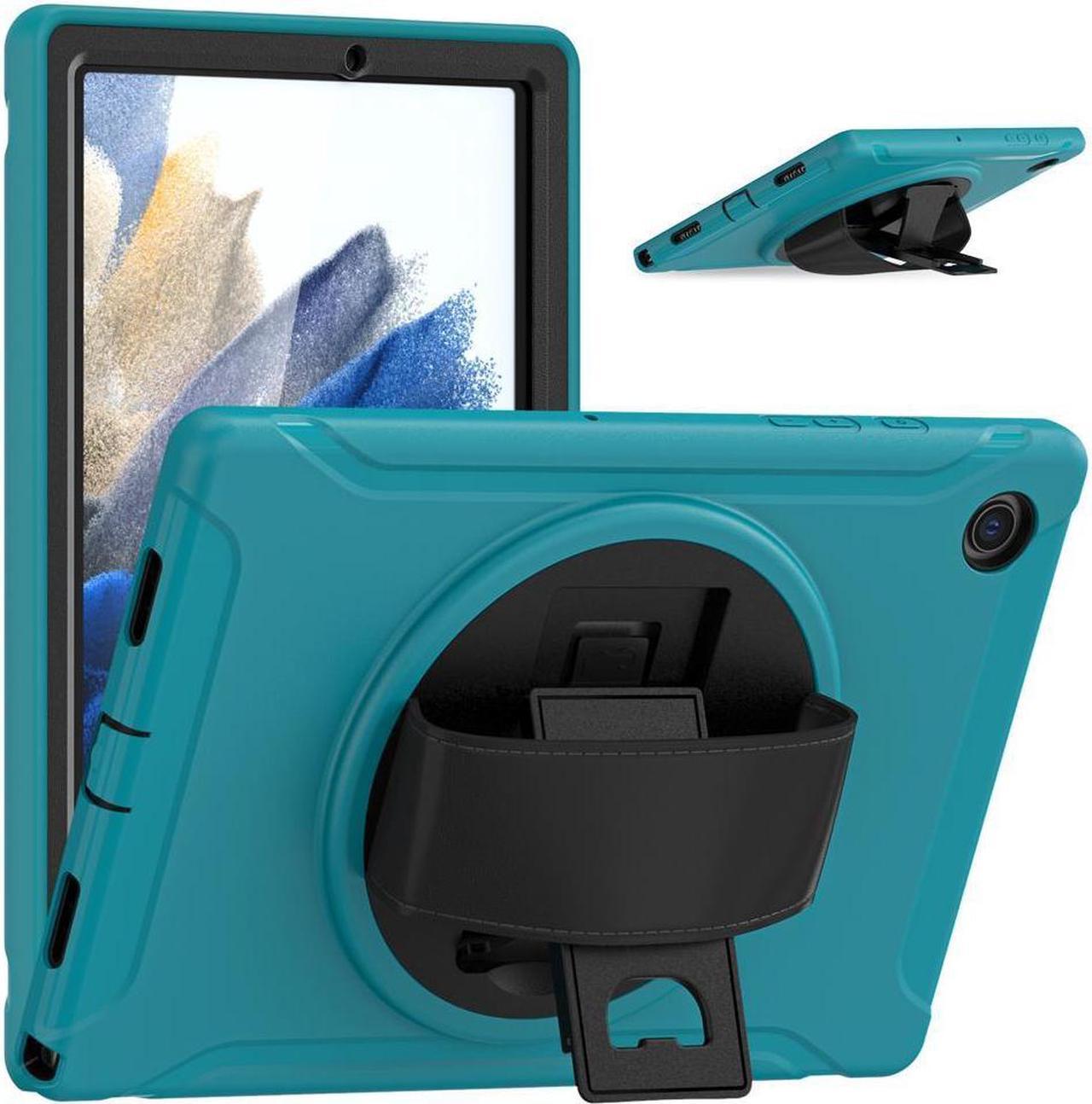 BONAEVER For Galaxy Tab A8 Case 10.5 Inch 2022 (SM-X200/X205/X207) Rugged Shockproof Case with Hand Strap Rotating Stand and Protective Cover Case for 10.5" Galaxy Tab A8 2022