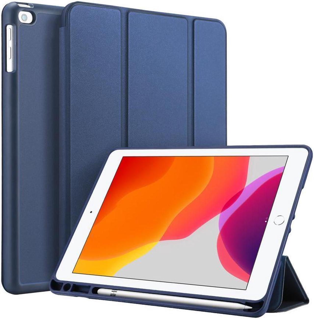 BONAEVER For iPad 10.2 2021 2020 2019 Case Slim Smart Case Cover for iPad 7th 8th 9th Generation 10.2 inch with Pencil Holder Auto Sleep Wake Smart Stand Soft TPU Protective Back Cover