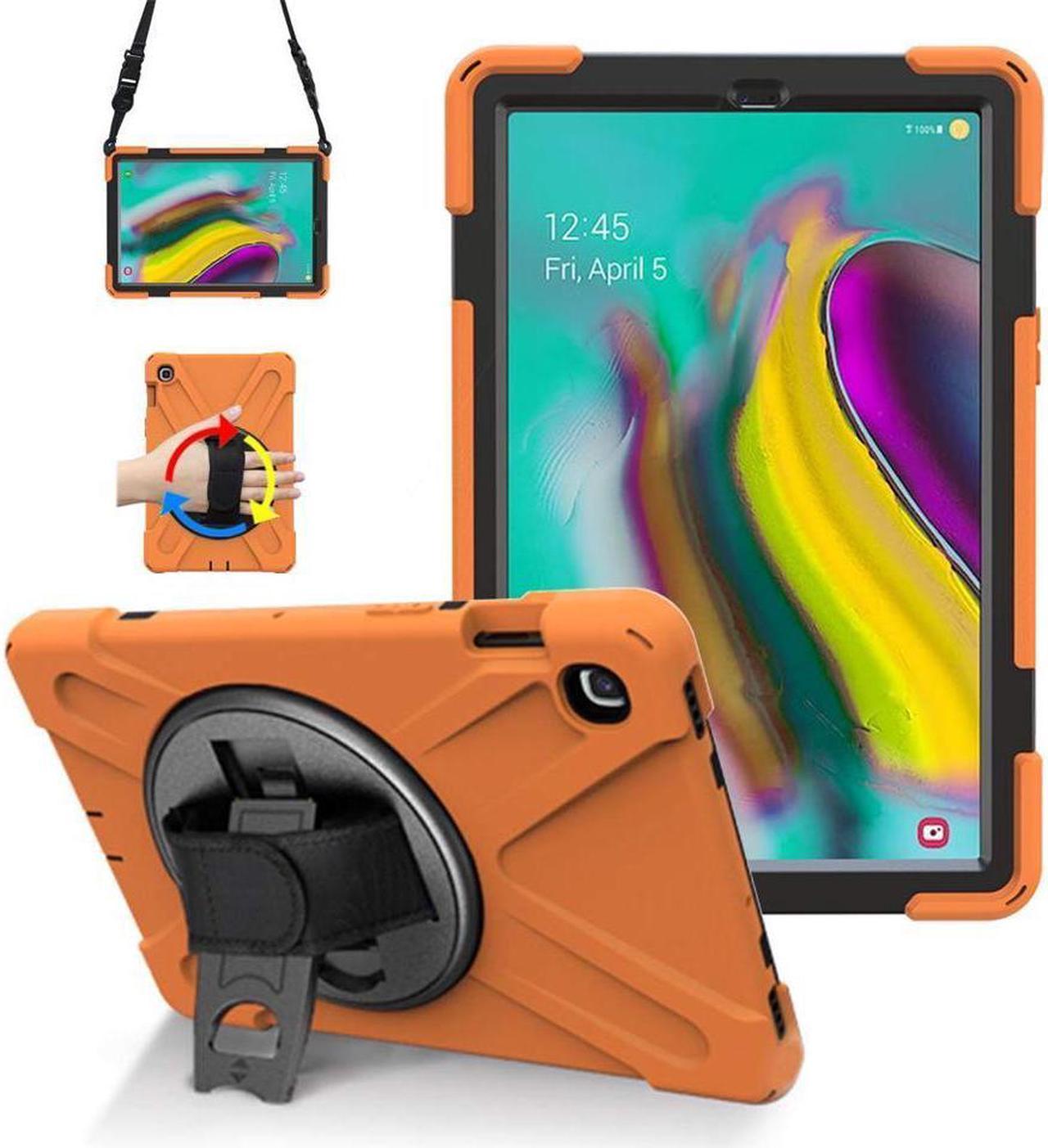 BONAEVER For Samsung Galaxy Tab S5e 10.5 Inch 2019 SM-T720 T725 T727 Case Shockproof Cover with Hand Strap Stand and Shoulder Strap