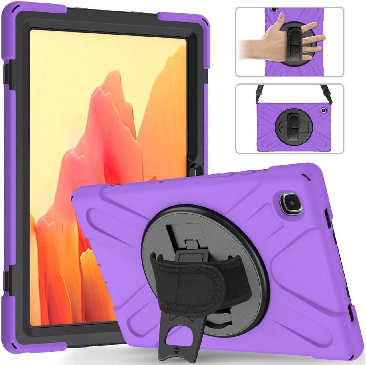 BONAEVER For Samsung Galaxy Tab A7 10.4 inch 2022 2020 Case SM-T500 SM-T505 SM-T507 SM-T503 SM-509 Shockproof Protective Cover with Hand Strap Stand and Shoulder Strap