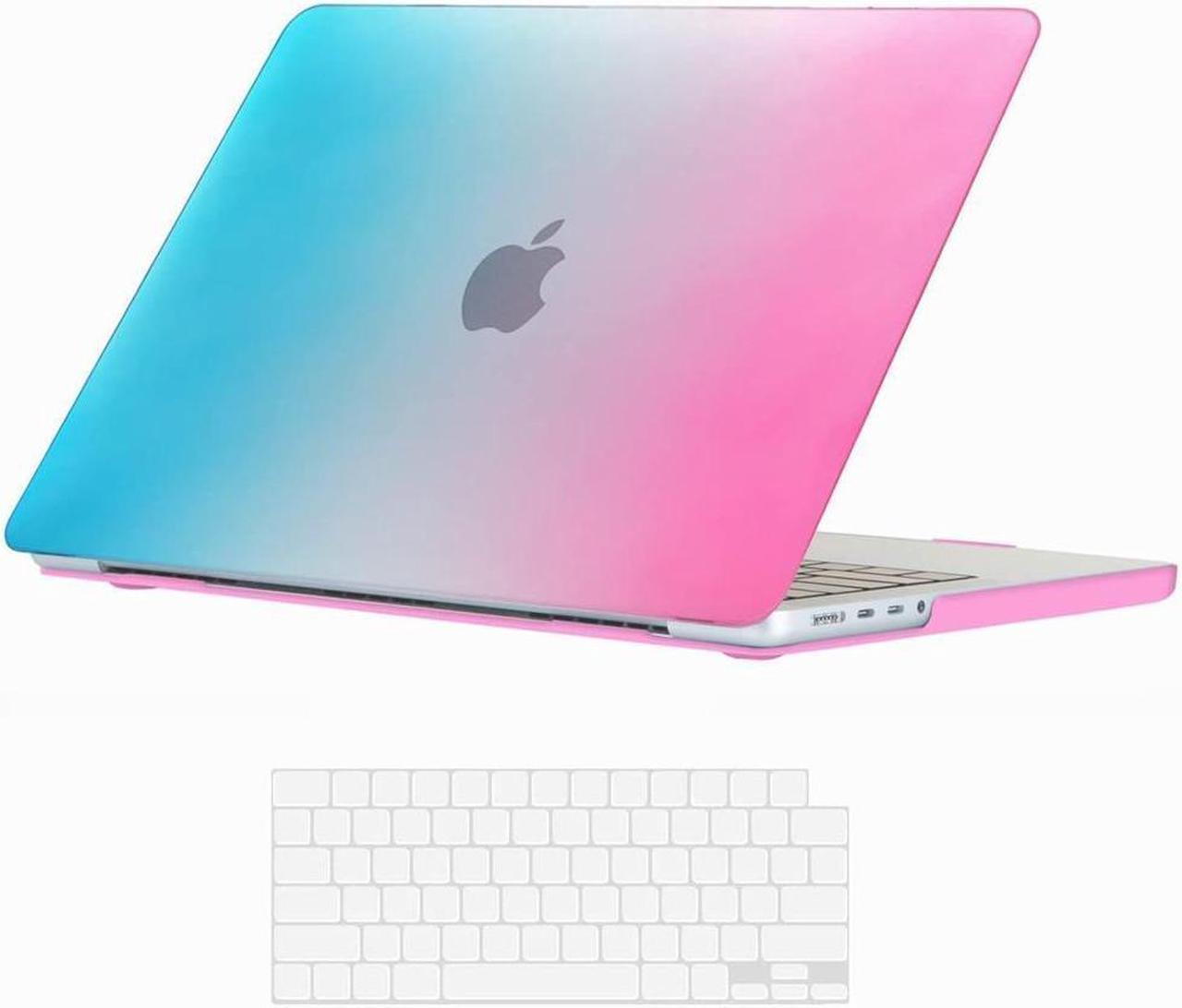 BONAEVER For Macbook Pro 14 inch Case 2023 2022 2021 Release M2 A2779 A2442 M1 Pro/Max Chip with Touch ID Hard Case Shell Cover Keyboard Skin Cover