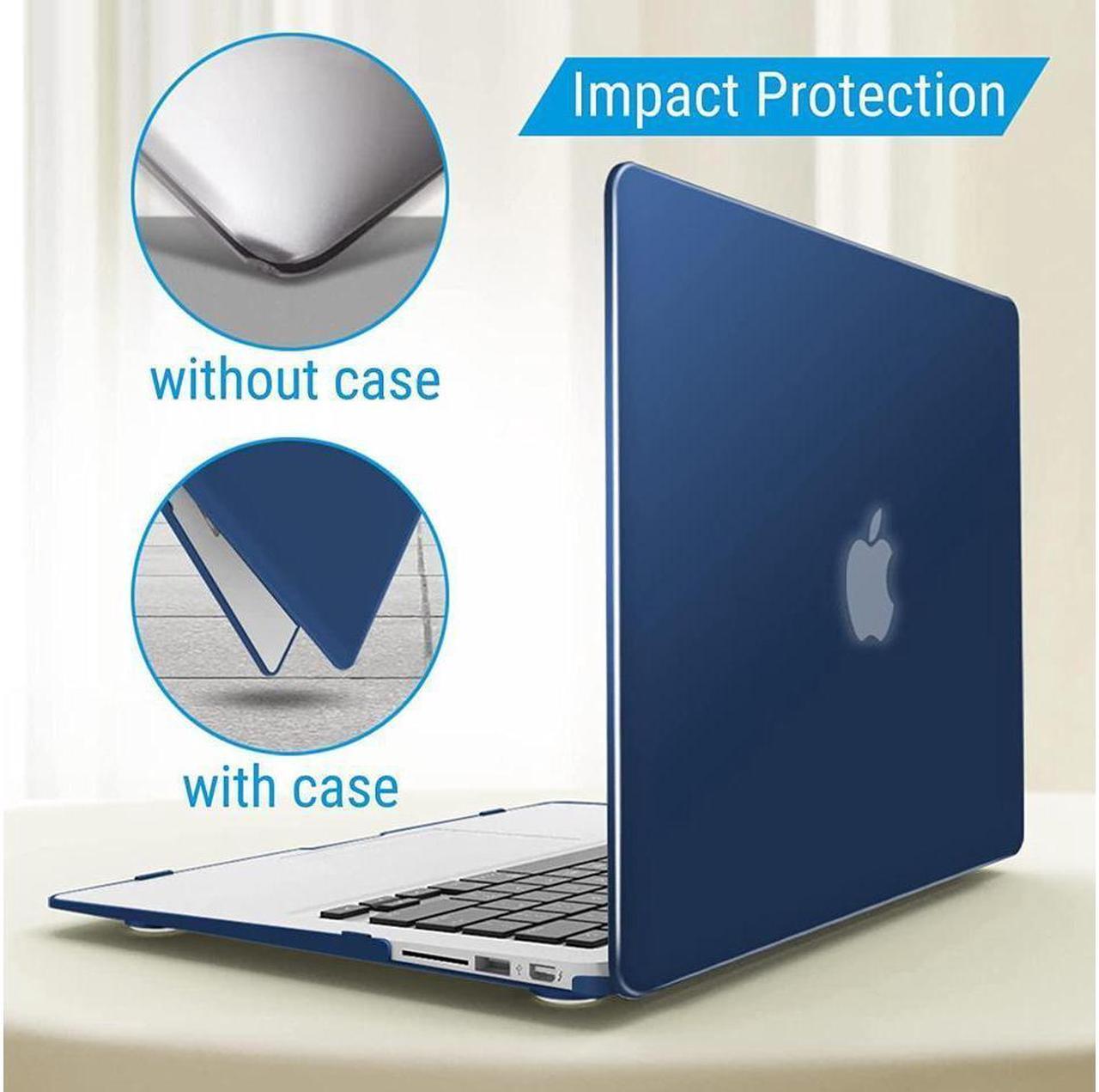 Alt view image 7 of 7 - BONAEVER Compatible with MacBook Air 11 Inch Case Model A1370 A1465 Soft Touch Plastic Hard Shell Cover with Keyboard Cover for Apple Mac Air 11"