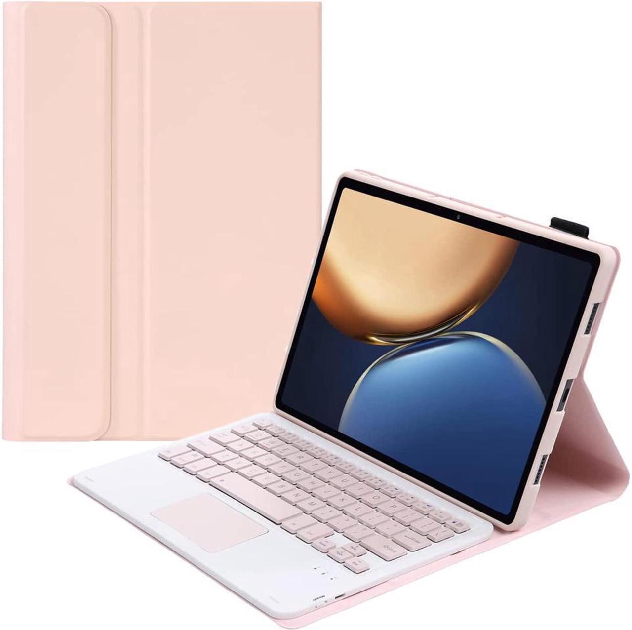 BONAEVER Touchpad Keyboard Case for Xiaomi Pad 5 Pro 12.4 / Mi Pad 5 Pro 12.4 inch 2022 Wireless Keyboard with Trackpad & Pencil Holder