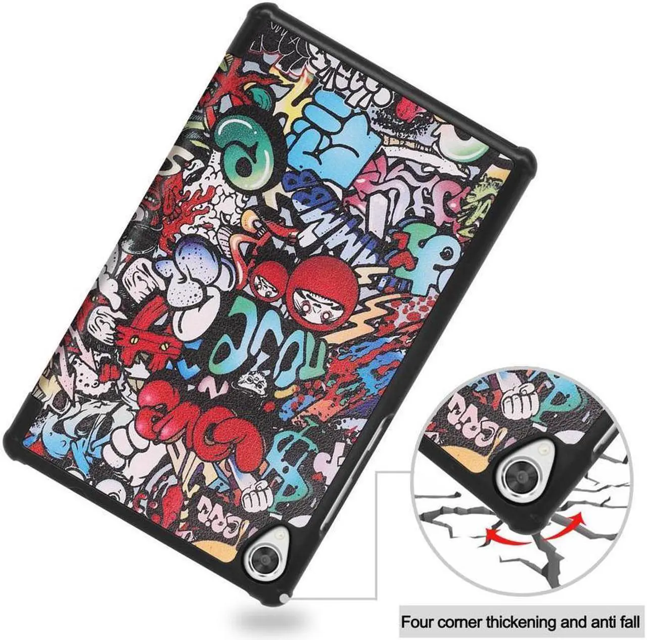 Alt view image 6 of 7 - BONAEVER Case for Lenovo 8.0 Inch Tab M8 Gen 3 2022/ Smart Tab M8 Gen 3 2022/Tab M8 HD LTE 2021/ Tab M8 HD/Smart Tab M8/Tab M8 FHD 2019 Slim Stand andard Shell Protective Cover with Stylus Pen